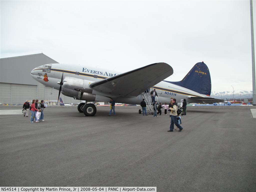 N54514, 1944 Curtiss C-46D-10-CU Commando C/N 33285, Alaska Airmens Show, FedEx
