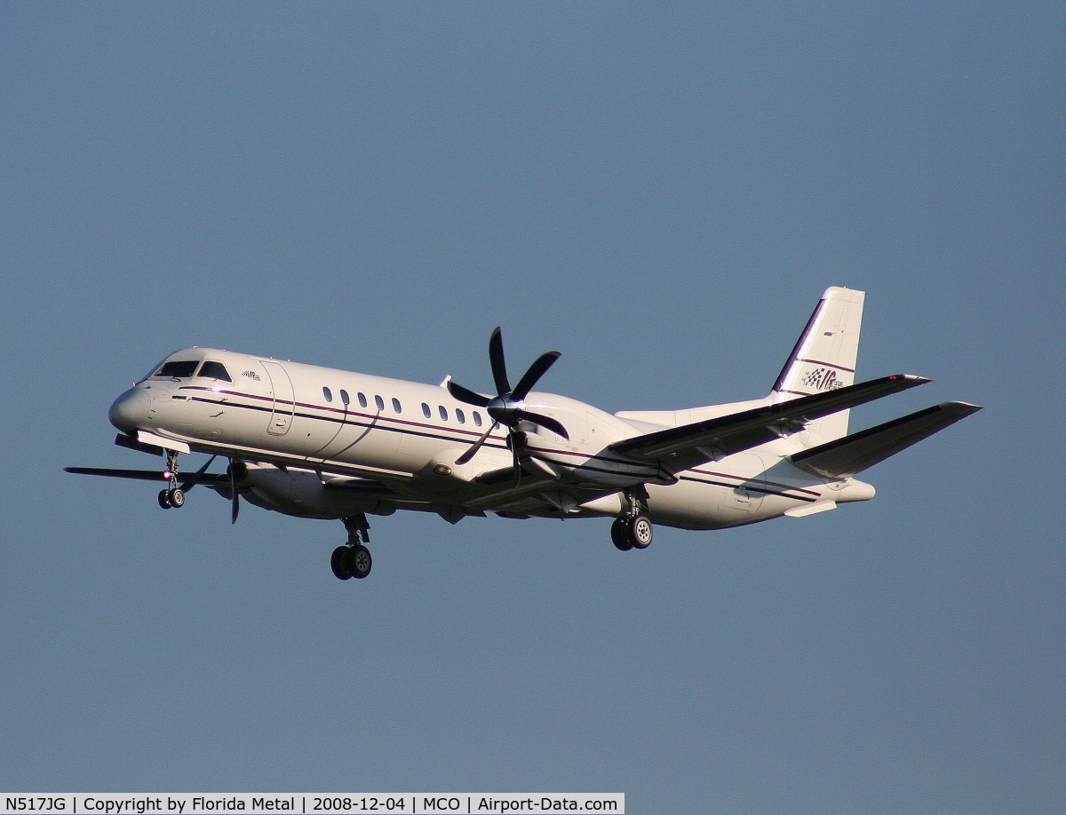 N517JG, 1995 Saab 2000 C/N 2000-021, Joe Gibbs Racing Saab 2000