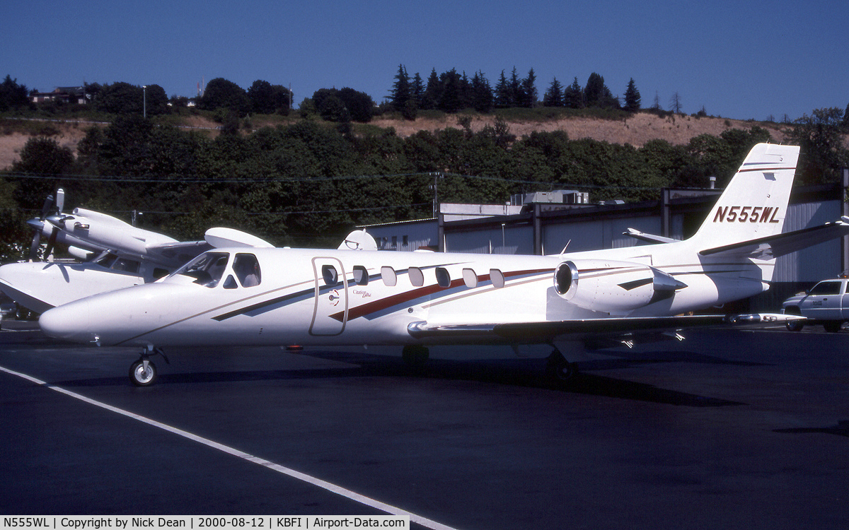 N555WL, 1998 Cessna 560 C/N 560-0488, KBFI
