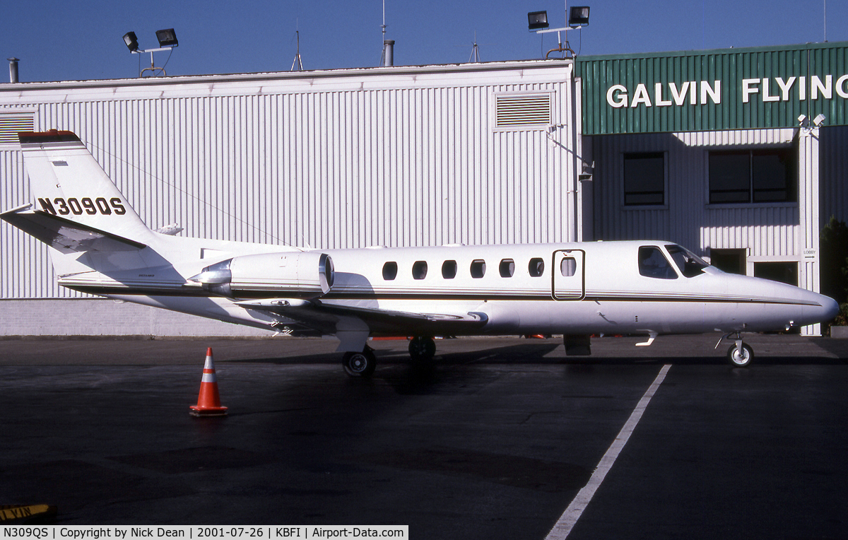 N309QS, 1999 Cessna 560 Citation Ultra C/N 560-0509, KBFI