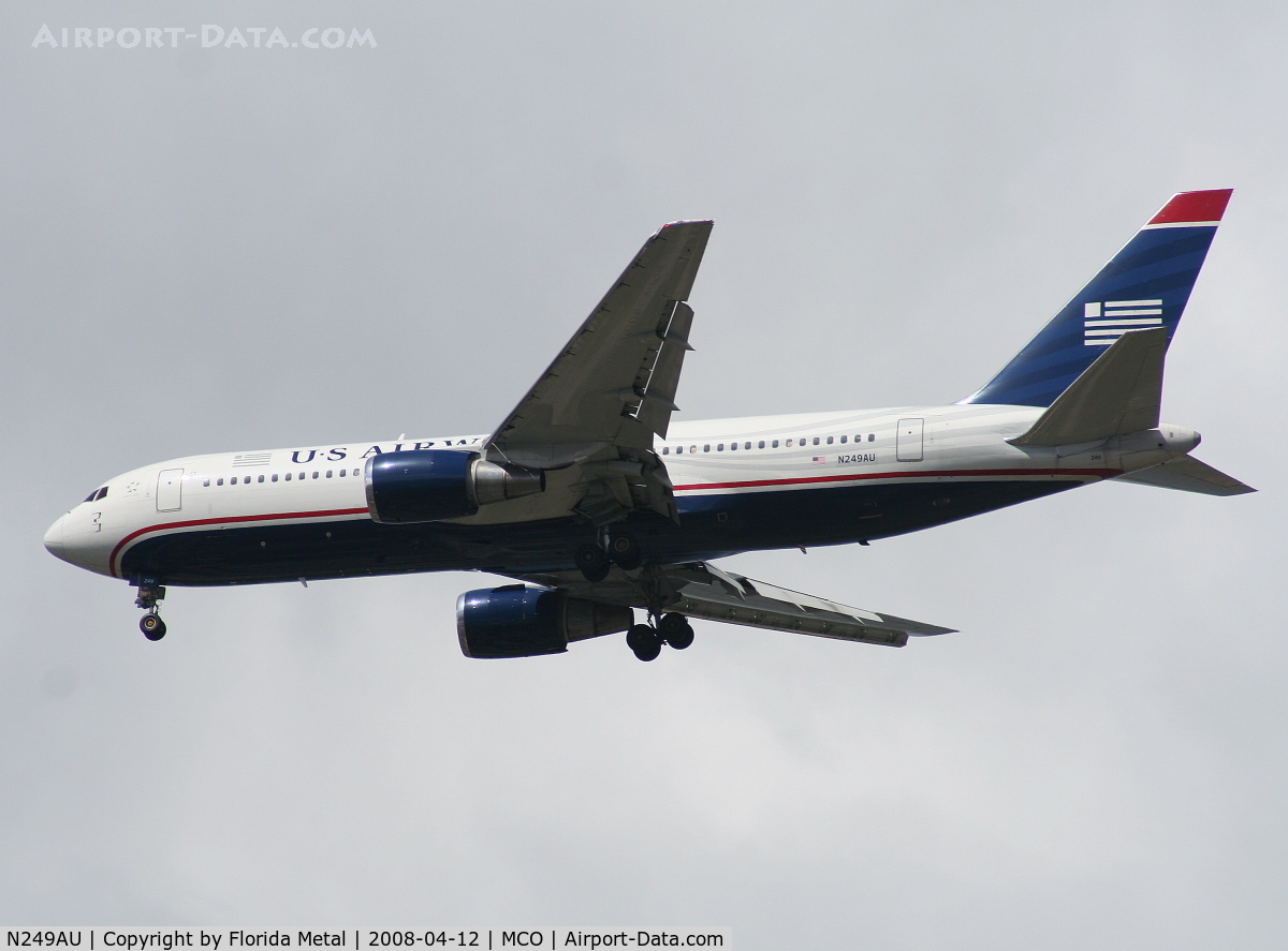 N249AU, 1987 Boeing 767-201 C/N 23901, US Airways 767-200