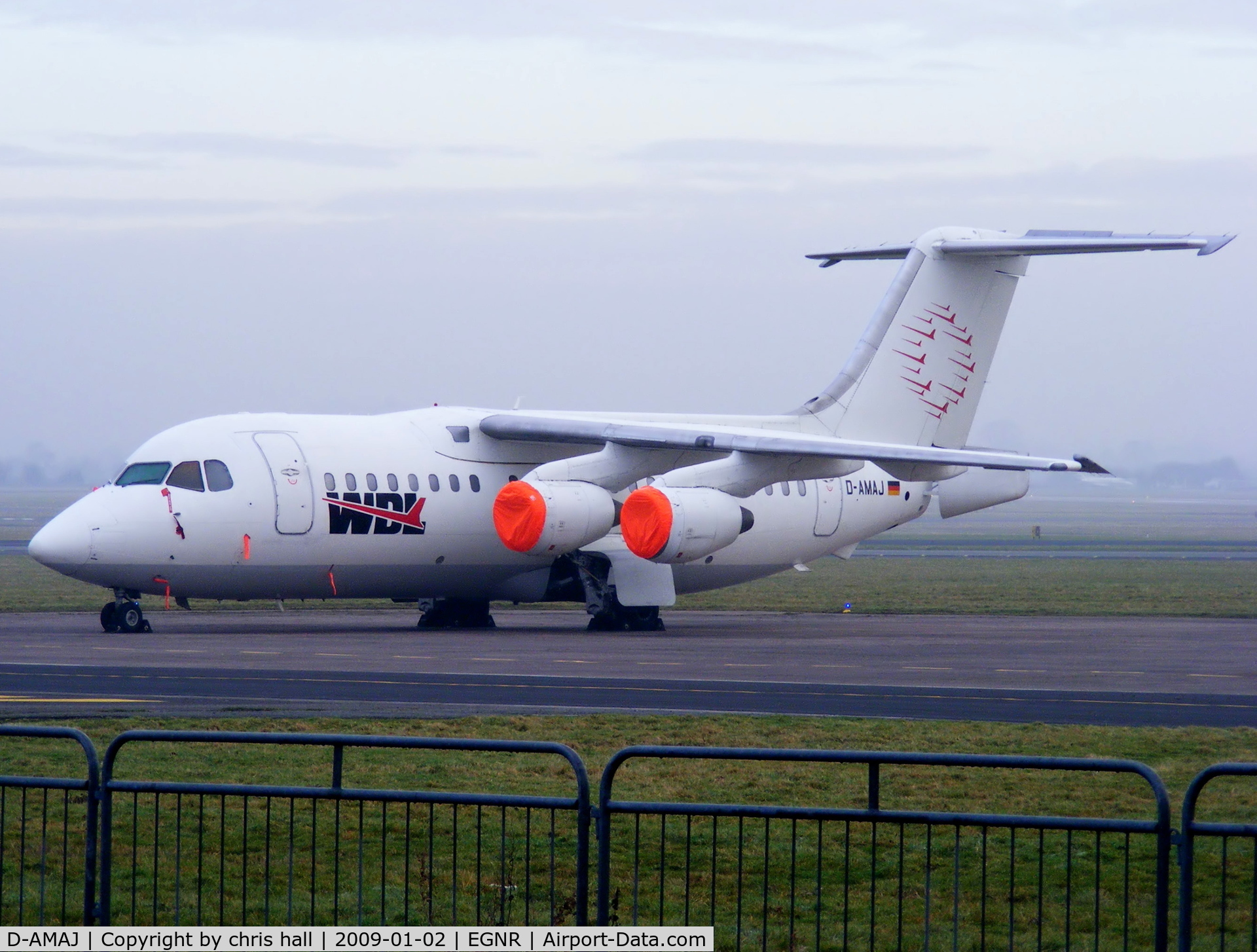 D-AMAJ, 1984 British Aerospace BAe.146-200A C/N E2028, WDL Aviation