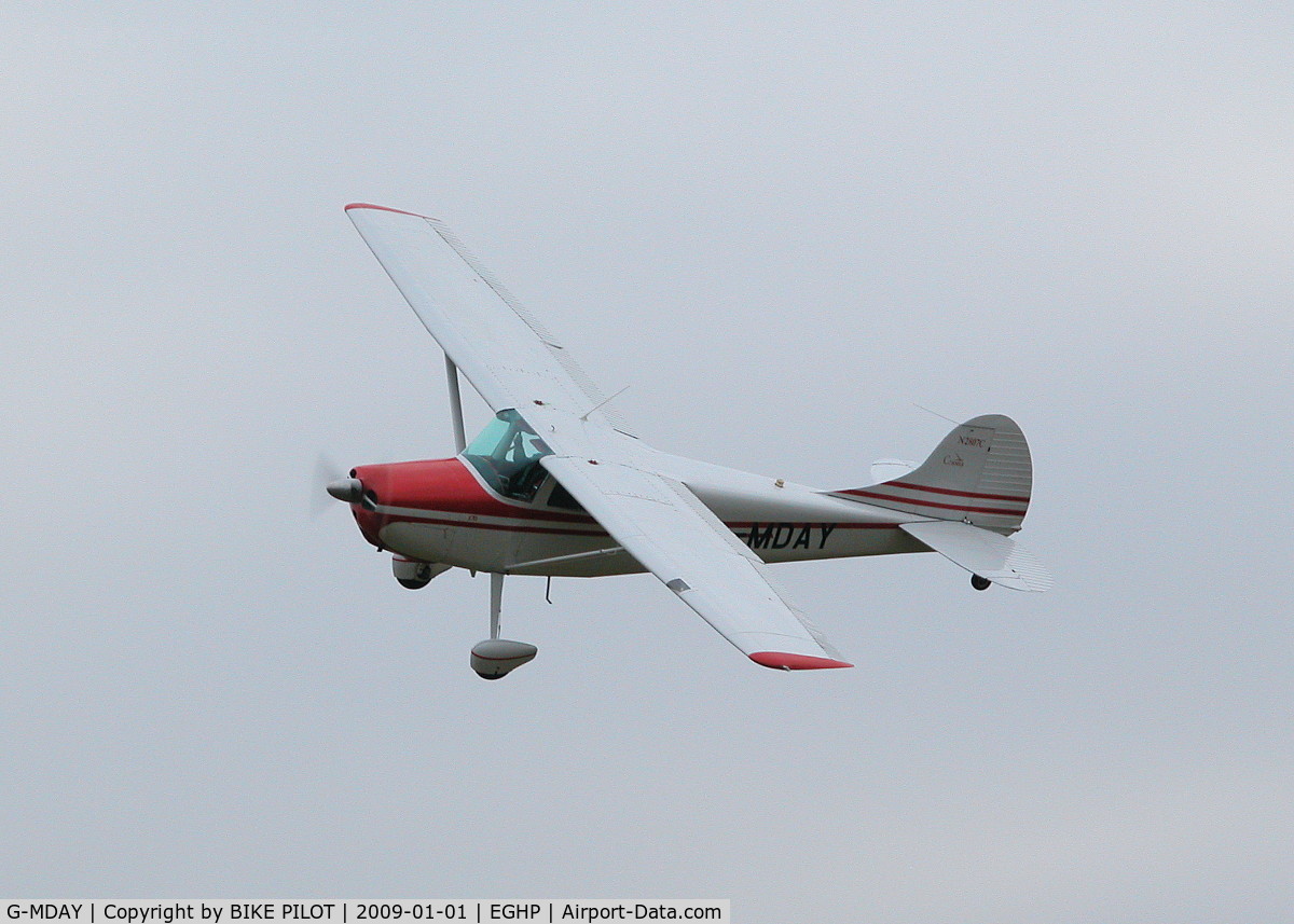 G-MDAY, 1954 Cessna 170B C/N 26350, FLY BYE PRIOR TO DEPARTURE NEW YEARS DAY FLY-IN