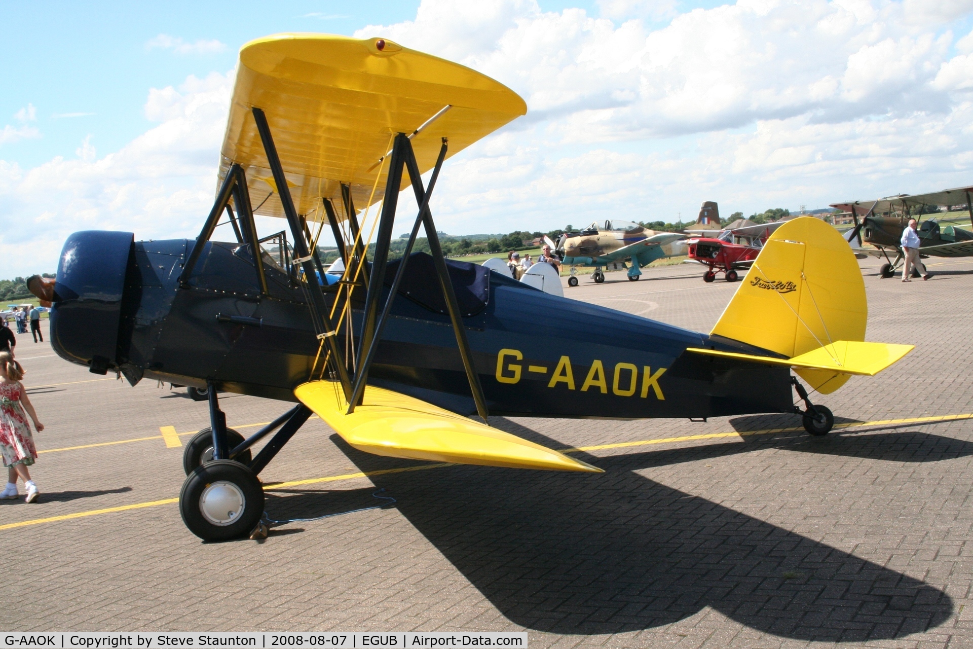 G-AAOK, 1929 Curtiss-Wright Travel Air 12Q C/N 2026, RAF Benson Families Day, RAF Benson, Oxfordshire, England - August 2008