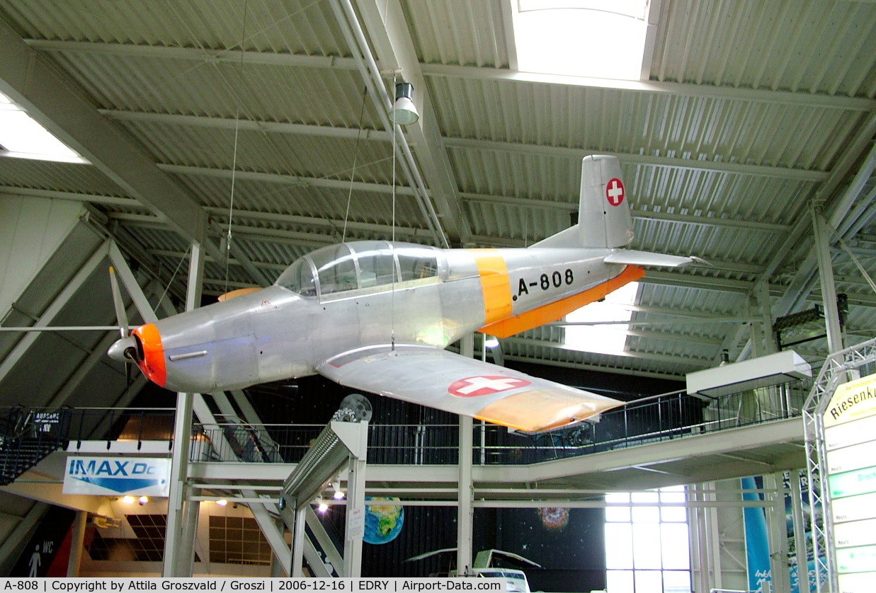 A-808, Pilatus P3-03 C/N 325-7, Technik Museum in Speyer