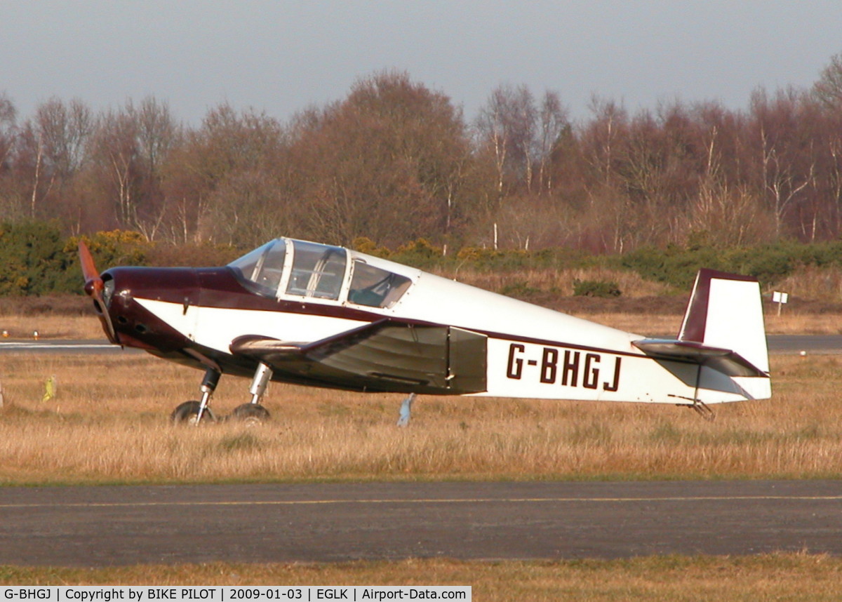 G-BHGJ, 1967 Wassmer (Jodel) D-120 Paris-Nice C/N 336, IN THE VISITING A/C PARK FOR A SHORT STOP