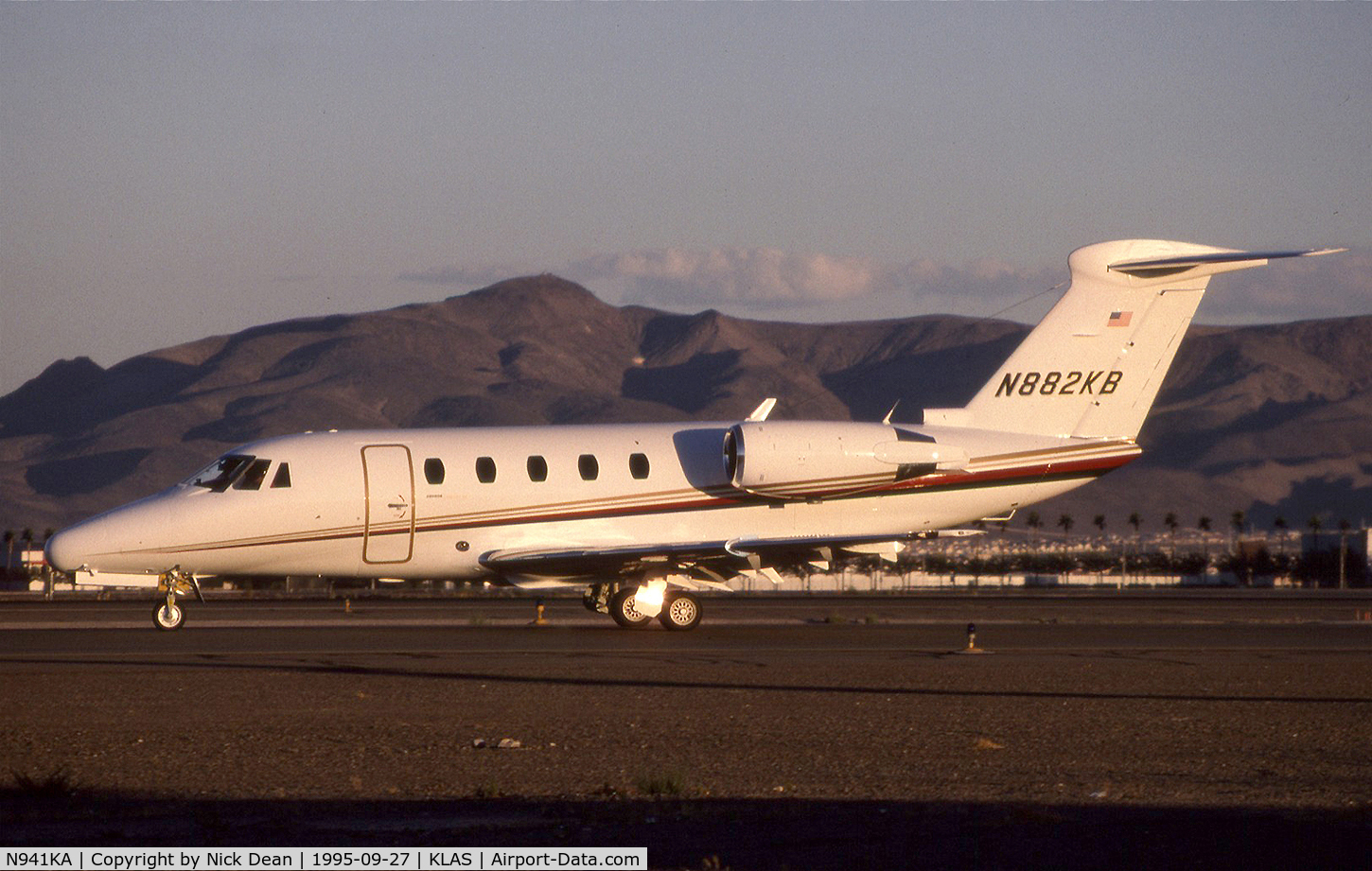 N941KA, 1985 Cessna 650 Citation III C/N 650-0095, KLAS (Seen here as N882KB this airframe is currently registered N941KA as posted)