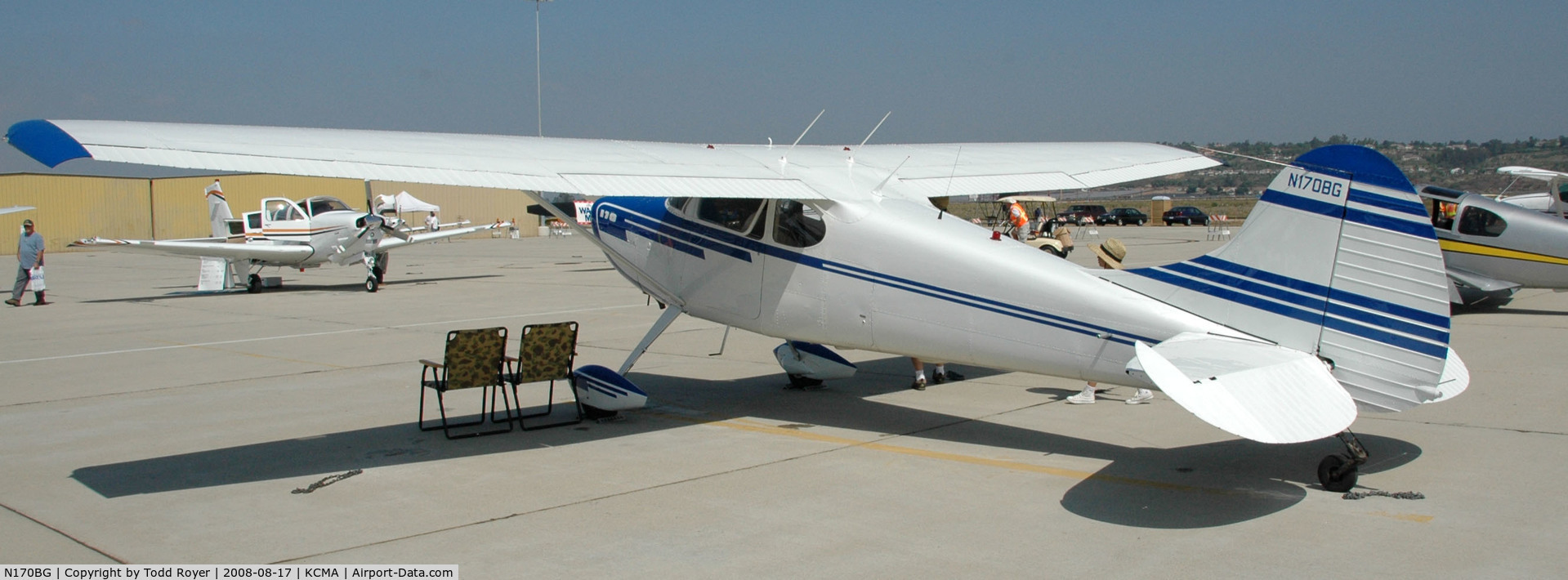N170BG, 1952 Cessna 170B C/N 25392, Camarillo Airshow 2008