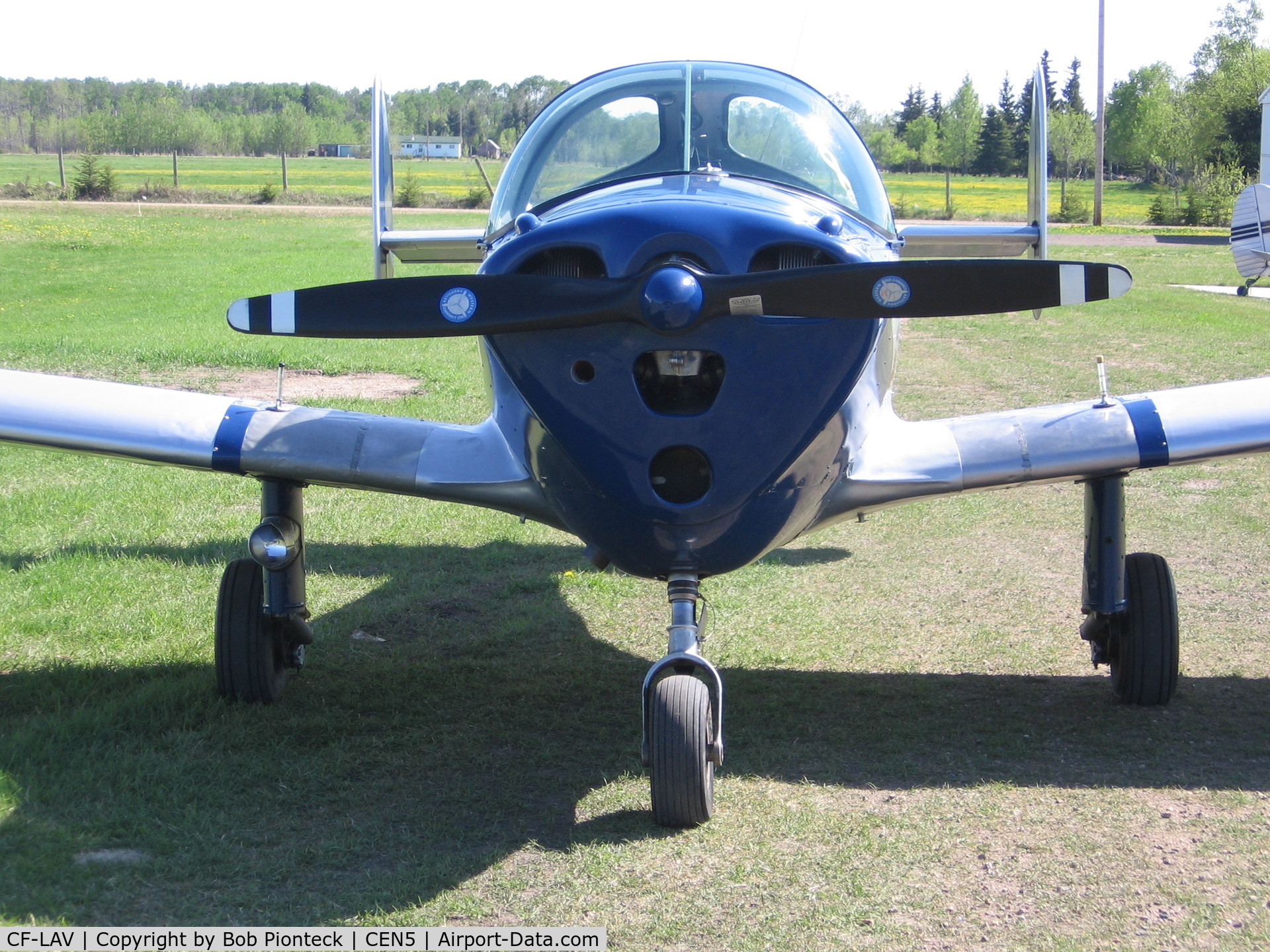 CF-LAV, 1946 Erco 415CDX Ercoupe C/N 719X, The Bussiness End of the A/C.