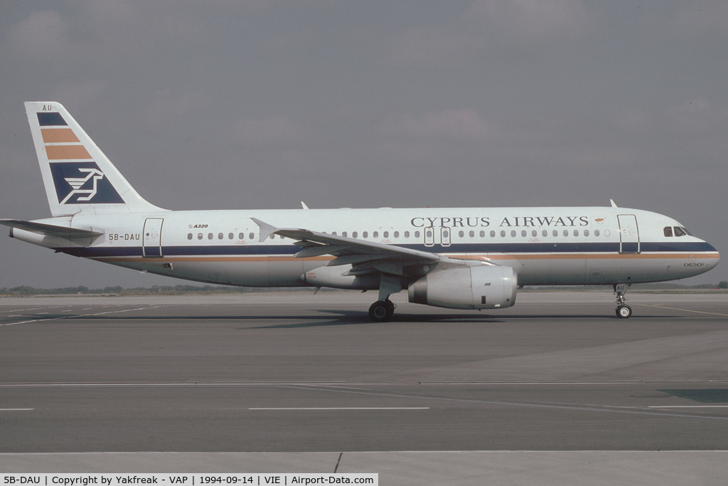 5B-DAU, 1988 Airbus A320-231 C/N 035, Cyprus Airbus Airbus 320