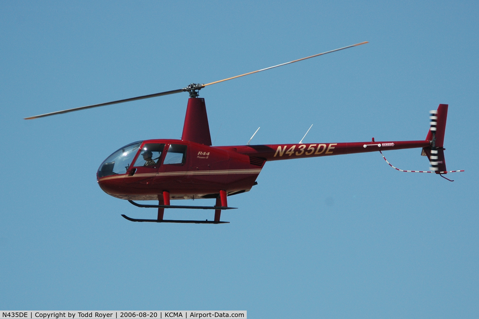 N435DE, 2005 Robinson R44 Raven II C/N 10605, Camarillo Airshow 2006