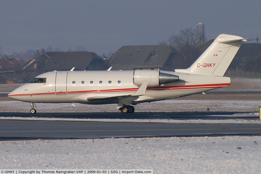 C-GHKY, 1997 Canadair Challenger 604 (CL-600-2B16) C/N 5343, Husky Canadair CL600 Challenger