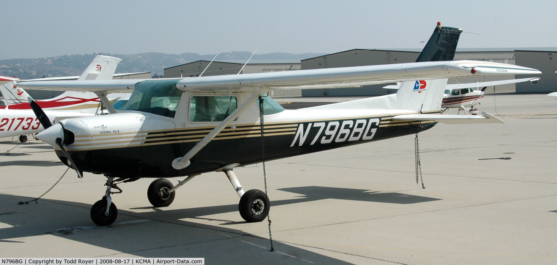 N796BG, Cessna 152 C/N 15280215, Camarillo Airshow 2008