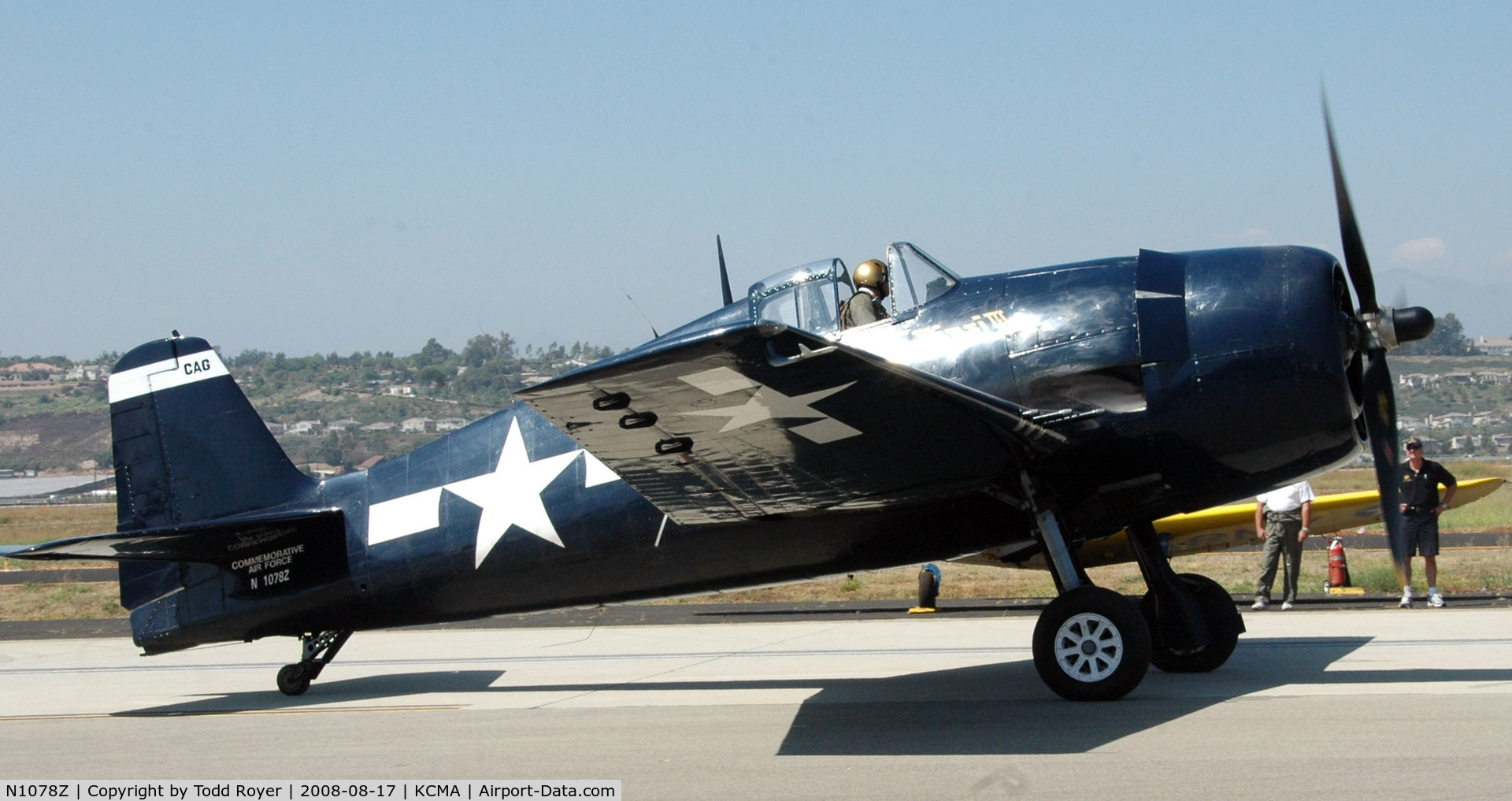 N1078Z, 1963 Grumman F6F-5 Hellcat C/N 27354801-66, Camarillo Airshow 2008