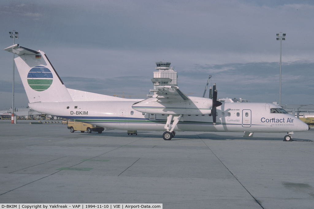 D-BKIM, 1993 De Havilland Canada DHC-8-311 Dash 8 C/N 356, Contactair Dash 8-300