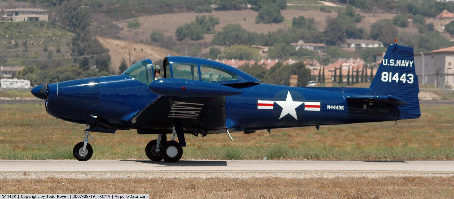 N4443K, 1948 Ryan Navion C/N NAV-4-1443, Camarillo airshow 2007