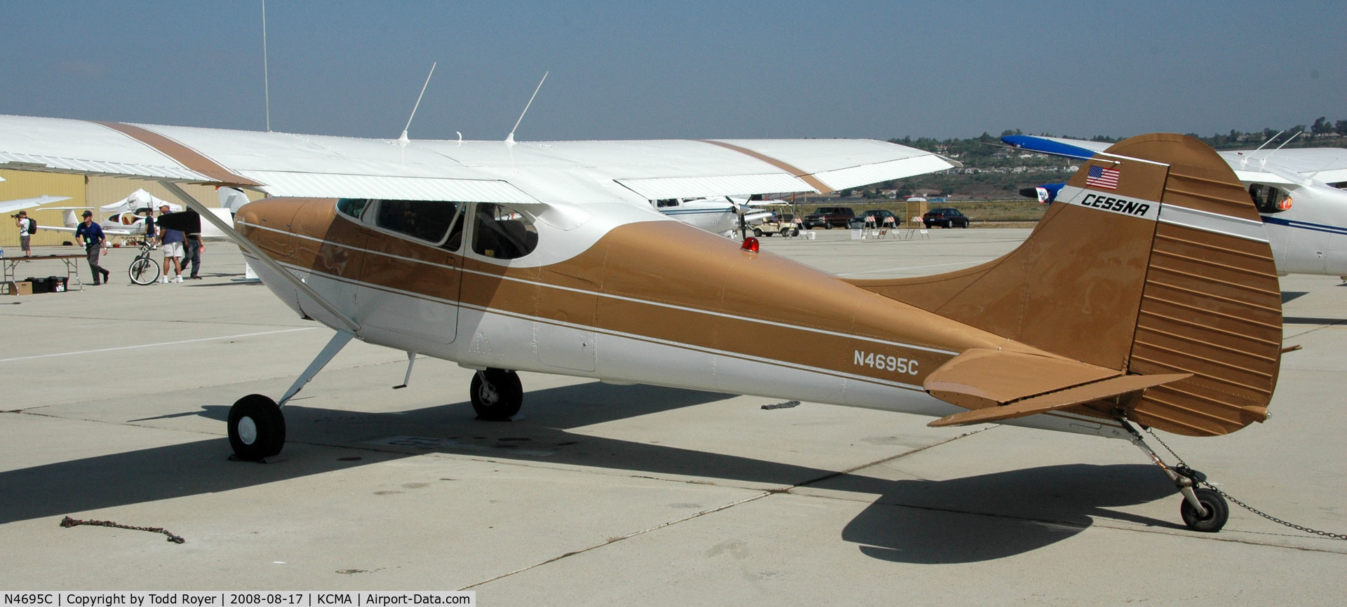 N4695C, 1953 Cessna 170B C/N 25639, Camarillo Airshow 2008