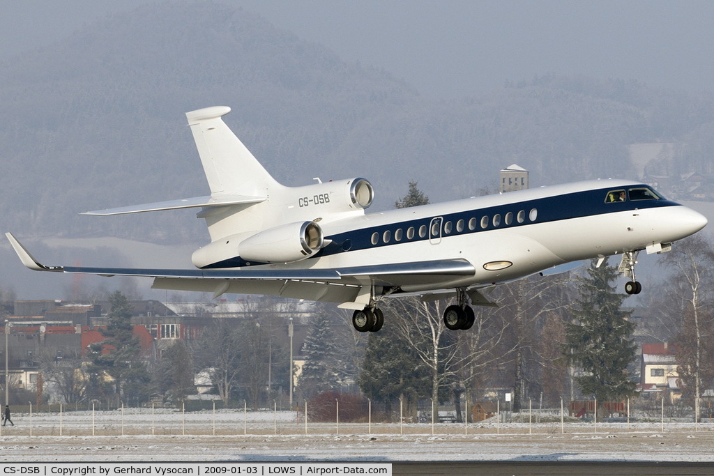 CS-DSB, 2008 Dassault Falcon 7X C/N 43, winter opening 2008