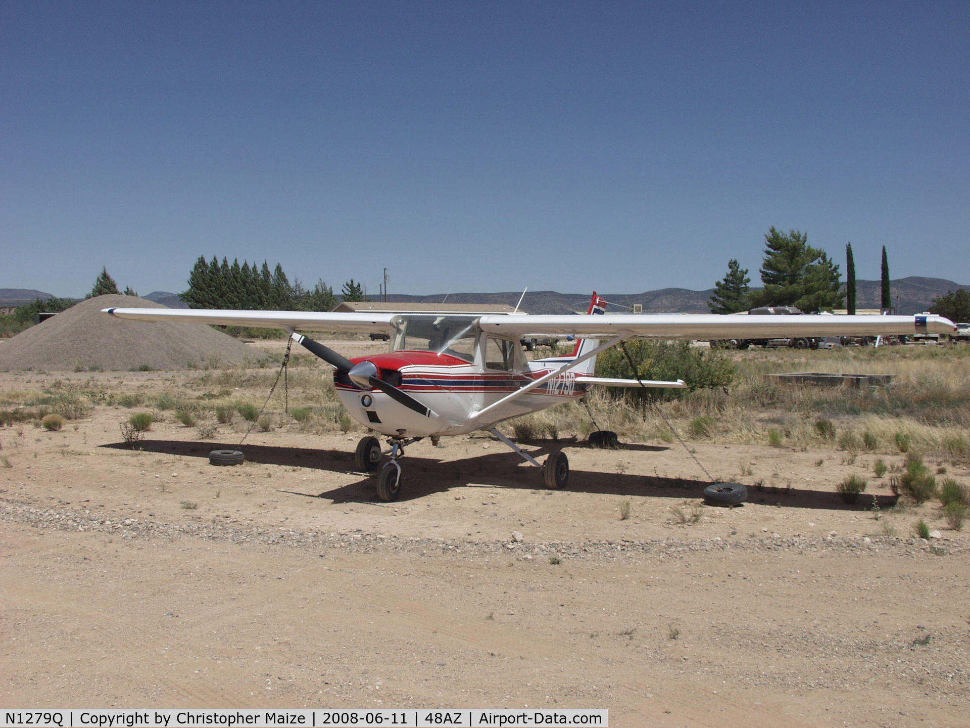 N1279Q, 1971 Cessna 150L C/N 15072579, 1279Q in Rimrock Arizona