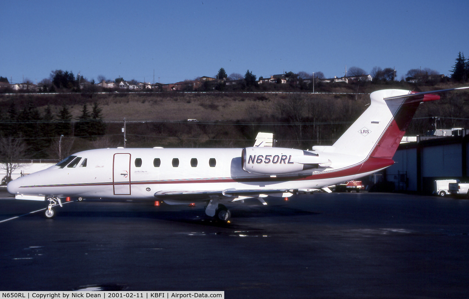 N650RL, 1993 Cessna 650 Citation VII C/N 650-7029, KBFI (This airframe is currently one of the few Jordanian registered Biz and is JY-RYN)