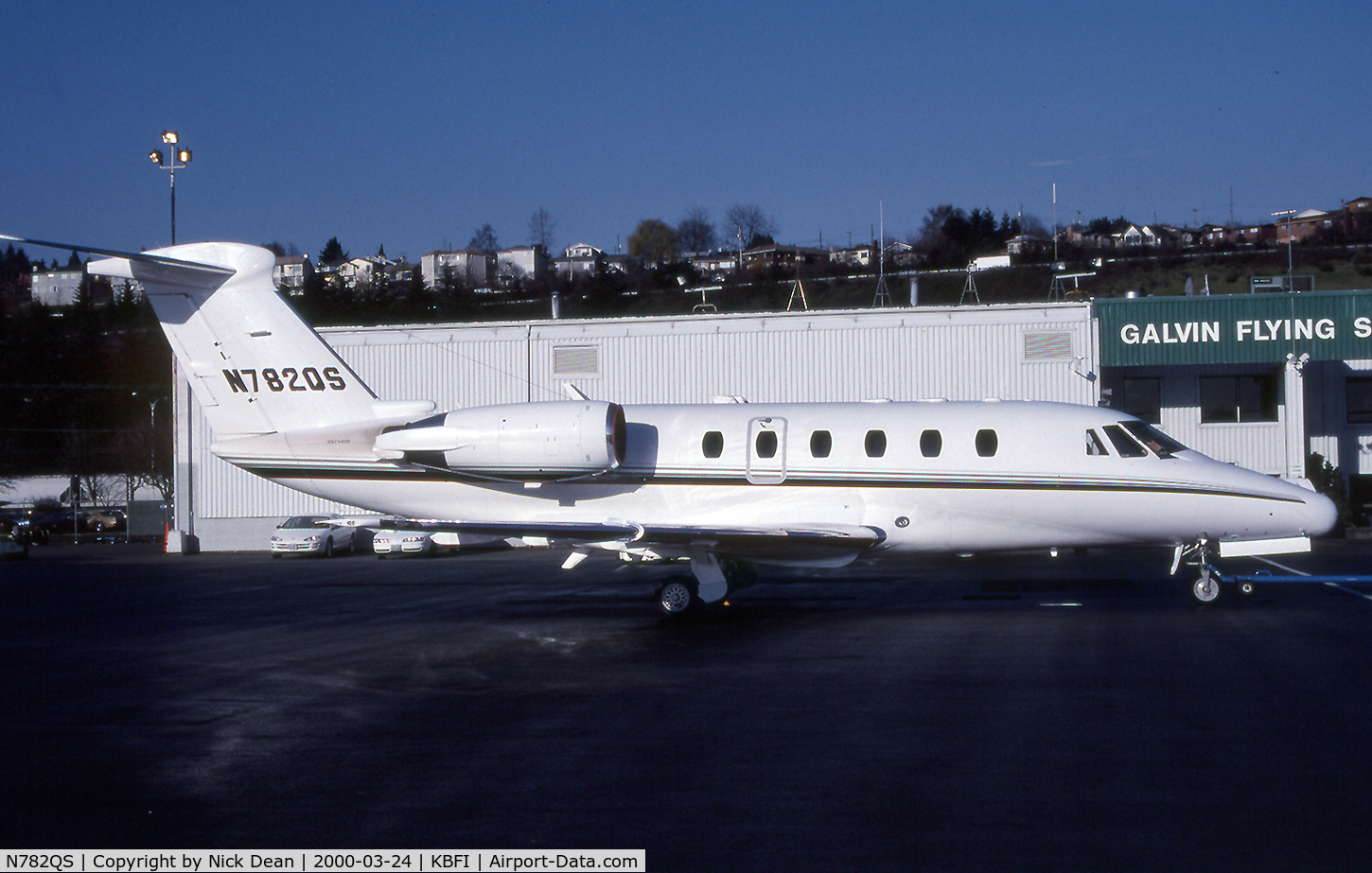 N782QS, 1997 Cessna 650 Citation VII C/N 650-7082, KBFI