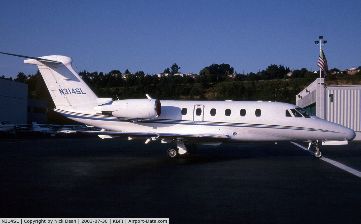 N314SL, 2000 Cessna 650 C/N 650-7115, KBFI