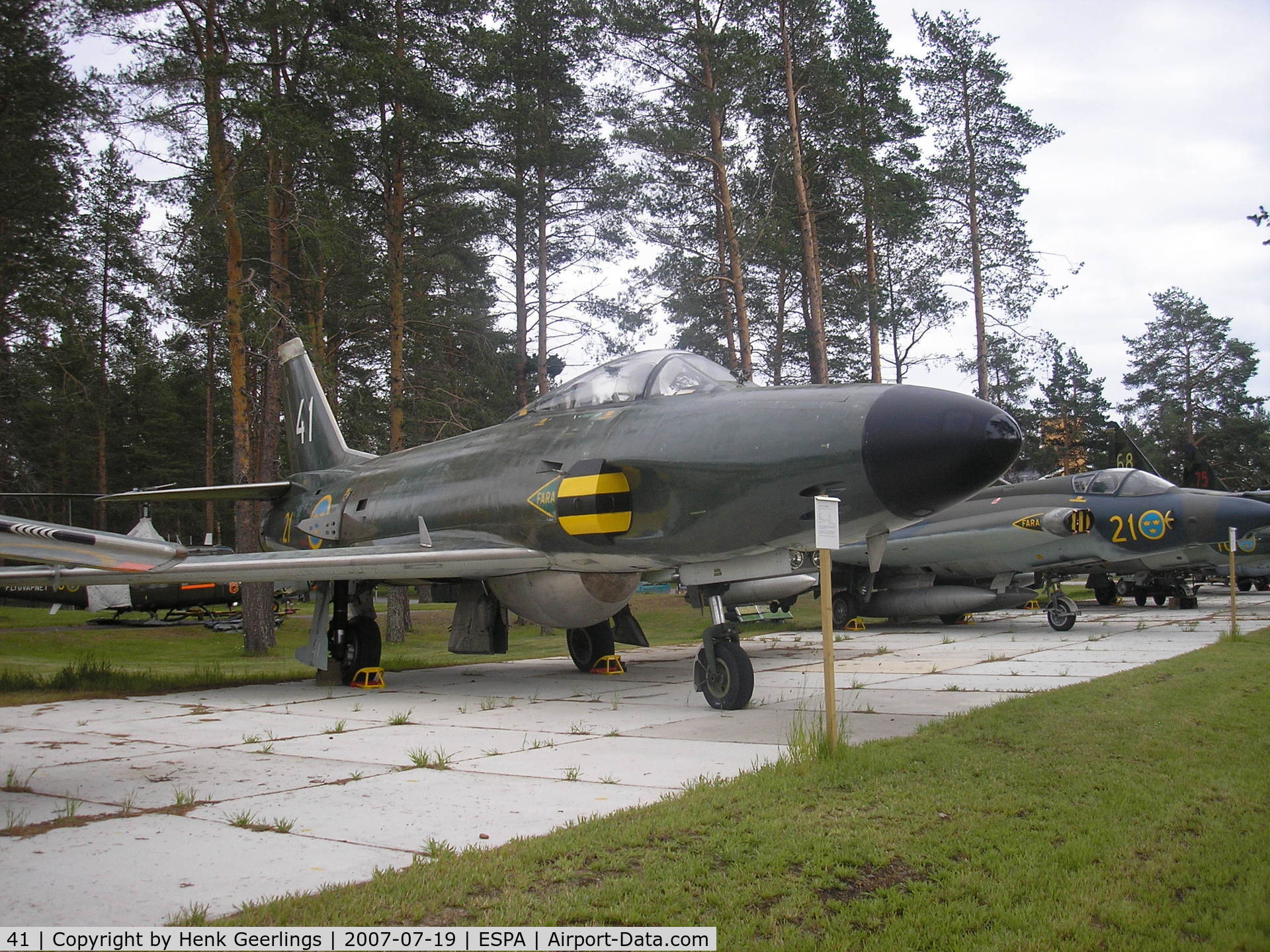 41, Saab J32B Lansen C/N Not found 41, SWAF , Lulea AFB , museum