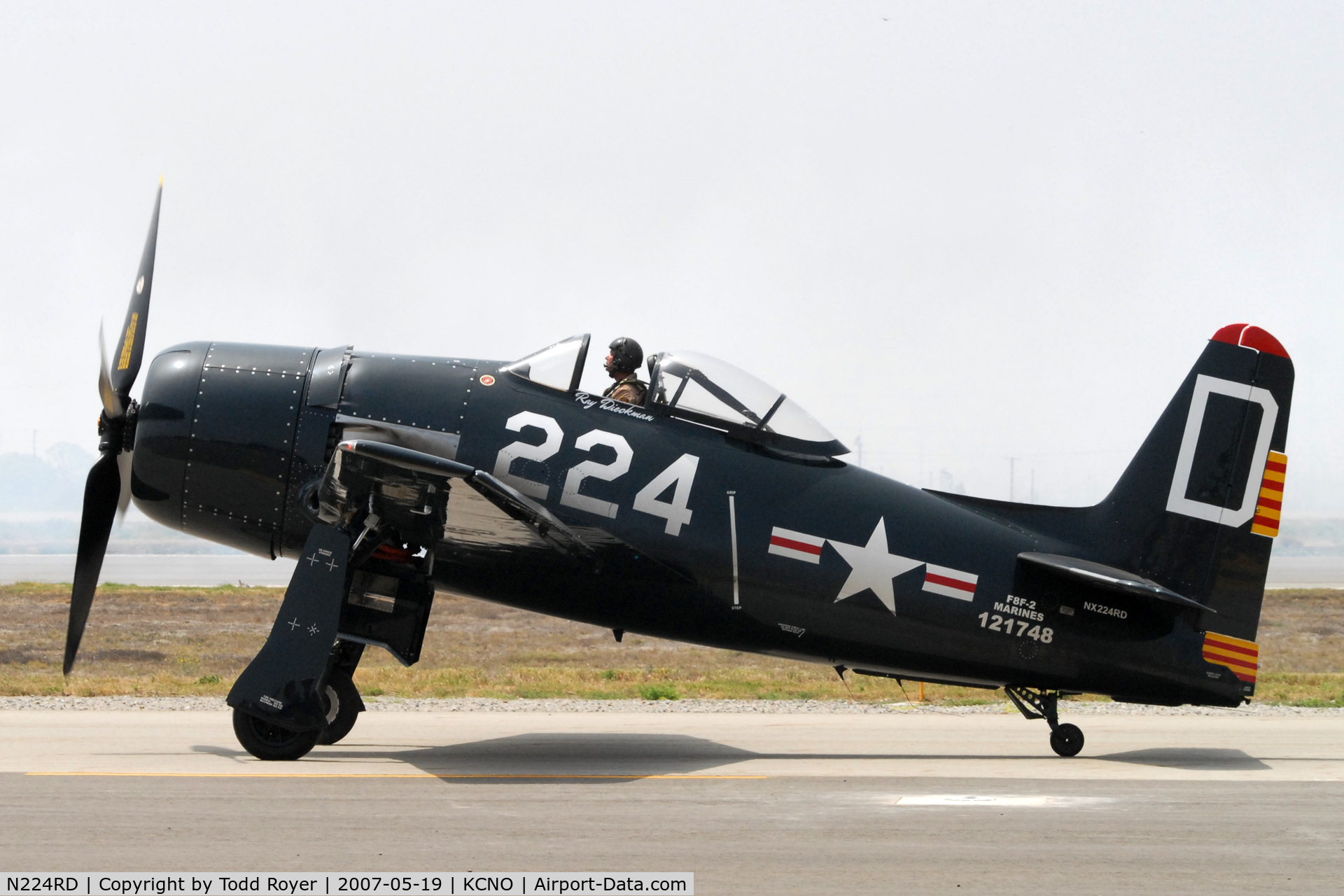 N224RD, 1948 Grumman F8F-2 (G58) Bearcat C/N D.1122, 1948 Grumman F8F-2  C/N 121748
