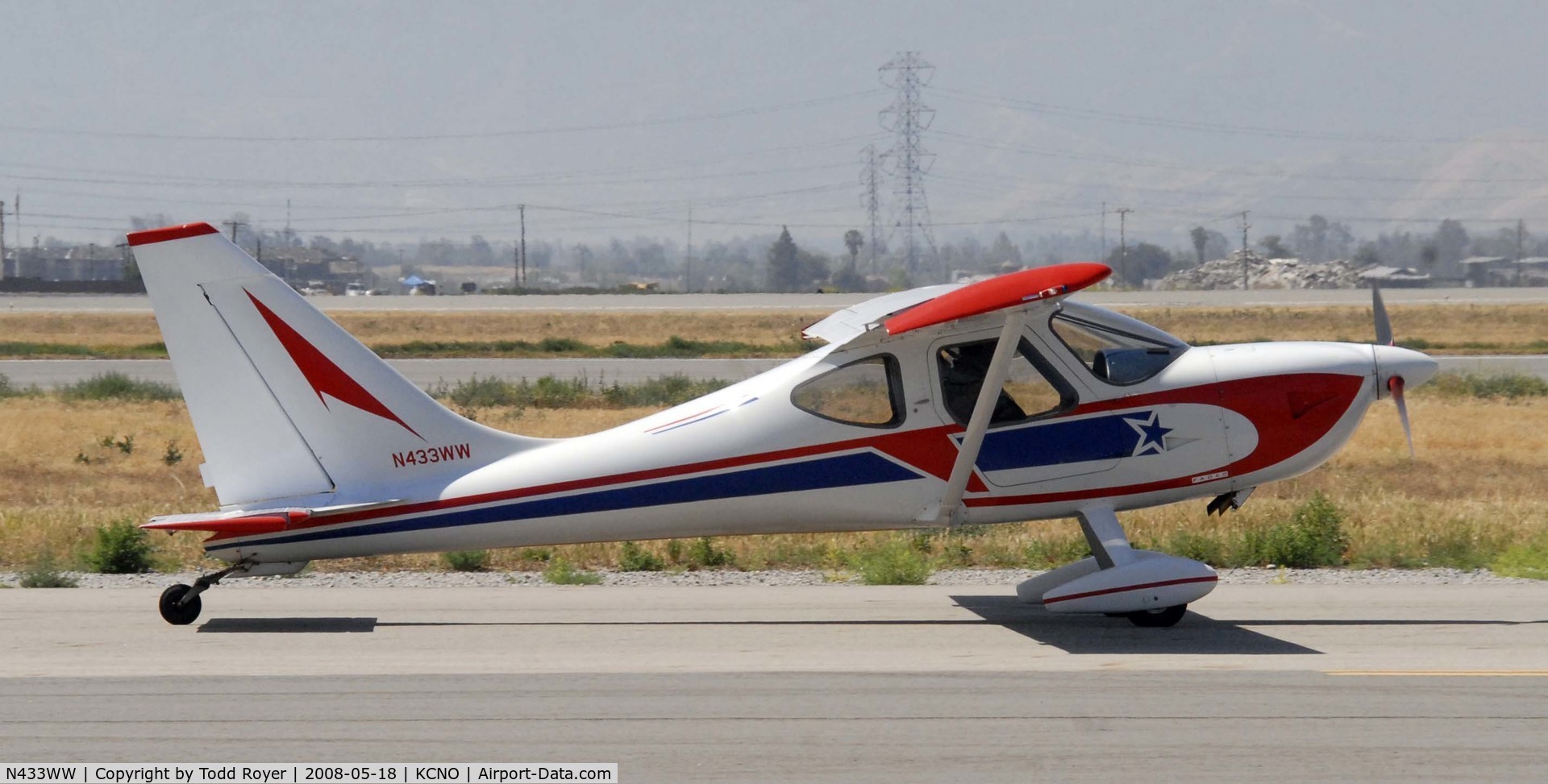N433WW, 2000 Stoddard-Hamilton Glastar C/N 5156, Chino Airshow 2008