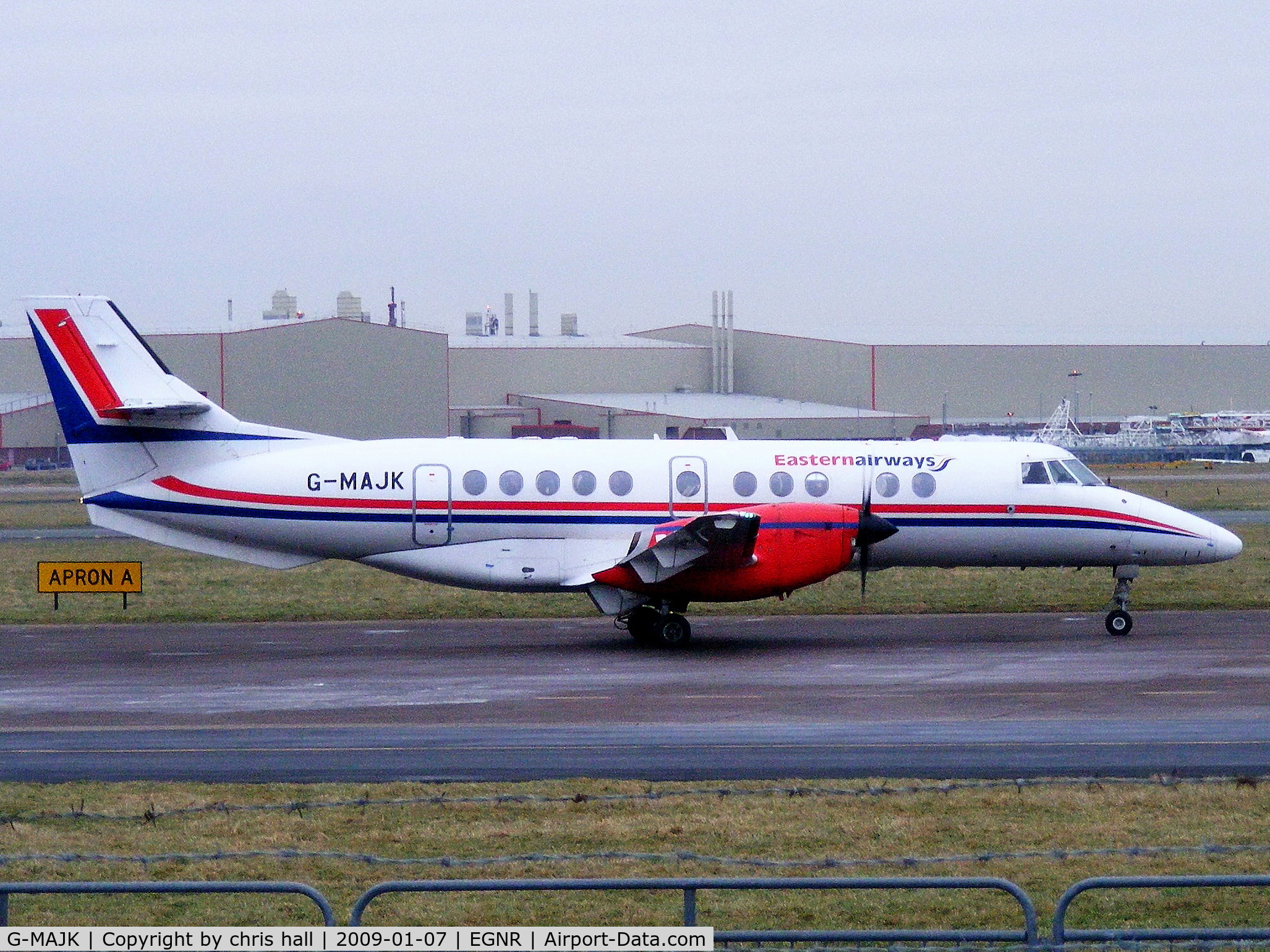 G-MAJK, 1995 British Aerospace Jetstream 41 C/N 41070, Eastern Airways