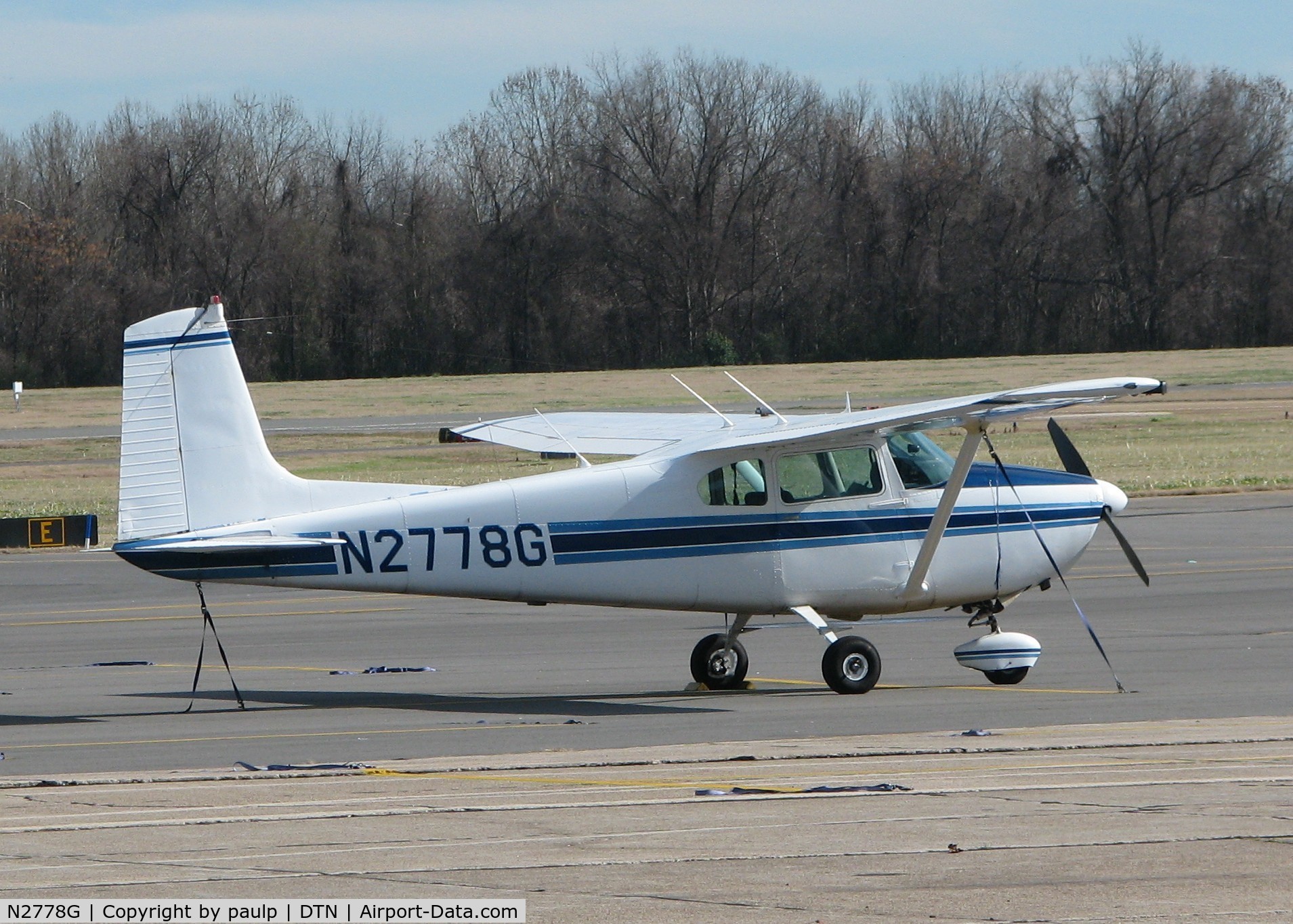 N2778G, 1959 Cessna 182B Skylane C/N 52078, Parked at the Downtown Shreveport airport.
