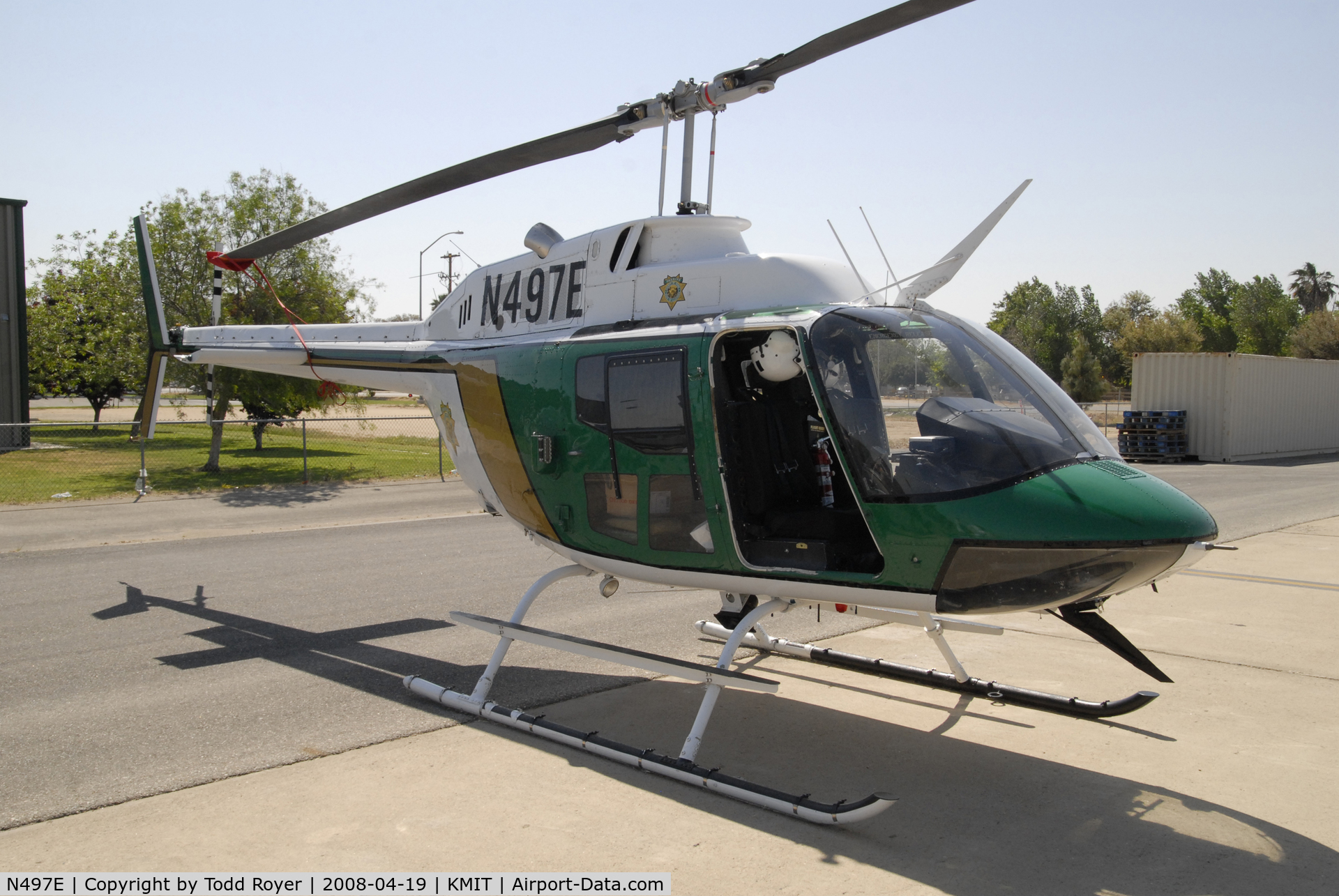 N497E, Bell OH-58A C/N 69-16375, Shafter Airshow 2008