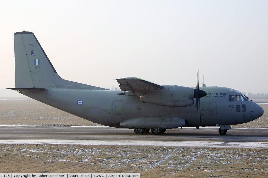 4125, 2008 Alenia C-27J Spartan C/N 4125/HA008, Flight to Greece after nightstop at LOWG