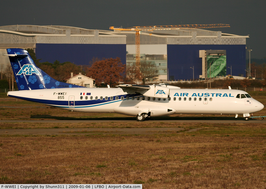 F-WWEI, 2008 ATR 72-212A C/N 855, C/n 855 - To be F-OMRU