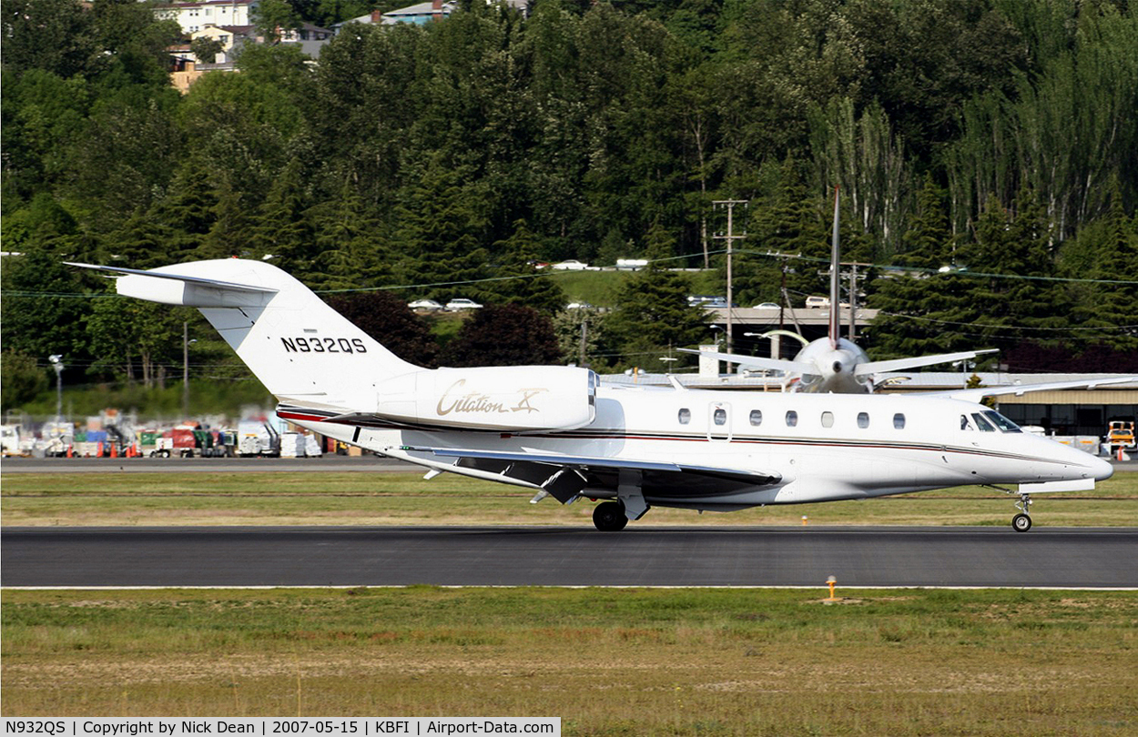 N932QS, 1997 Cessna 750 Citation X C/N 750-0032, KBFI