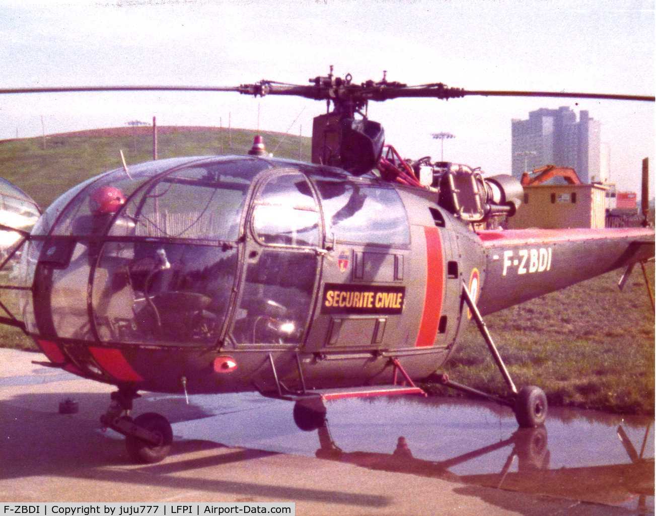 F-ZBDI, 1984 Aérospatiale SA 316B Alouette III C/N 1878, at Issy-les-Moulineaux