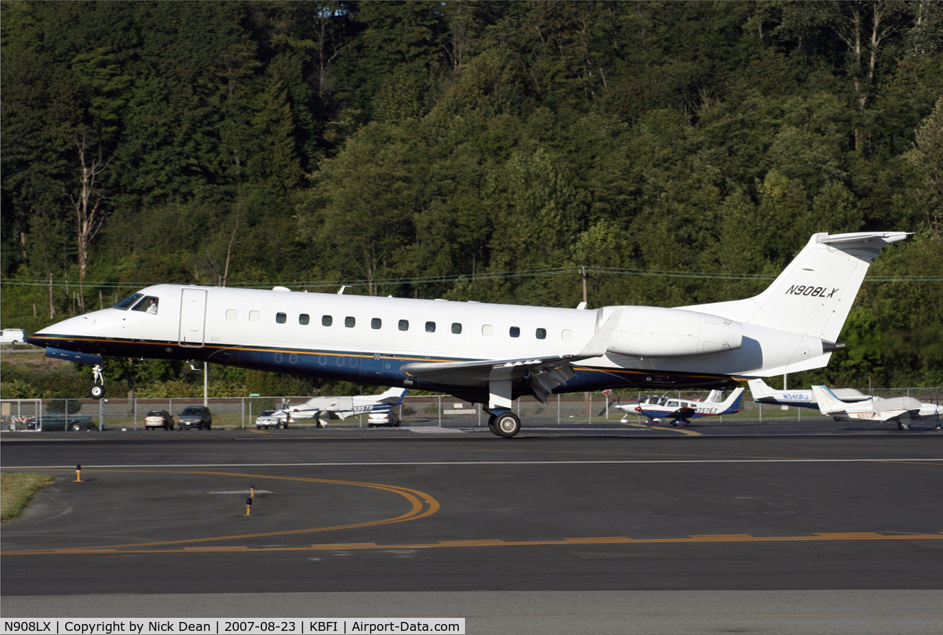 N908LX, Embraer VC-99B (EMB-135BJ) C/N E145528, KBFI
