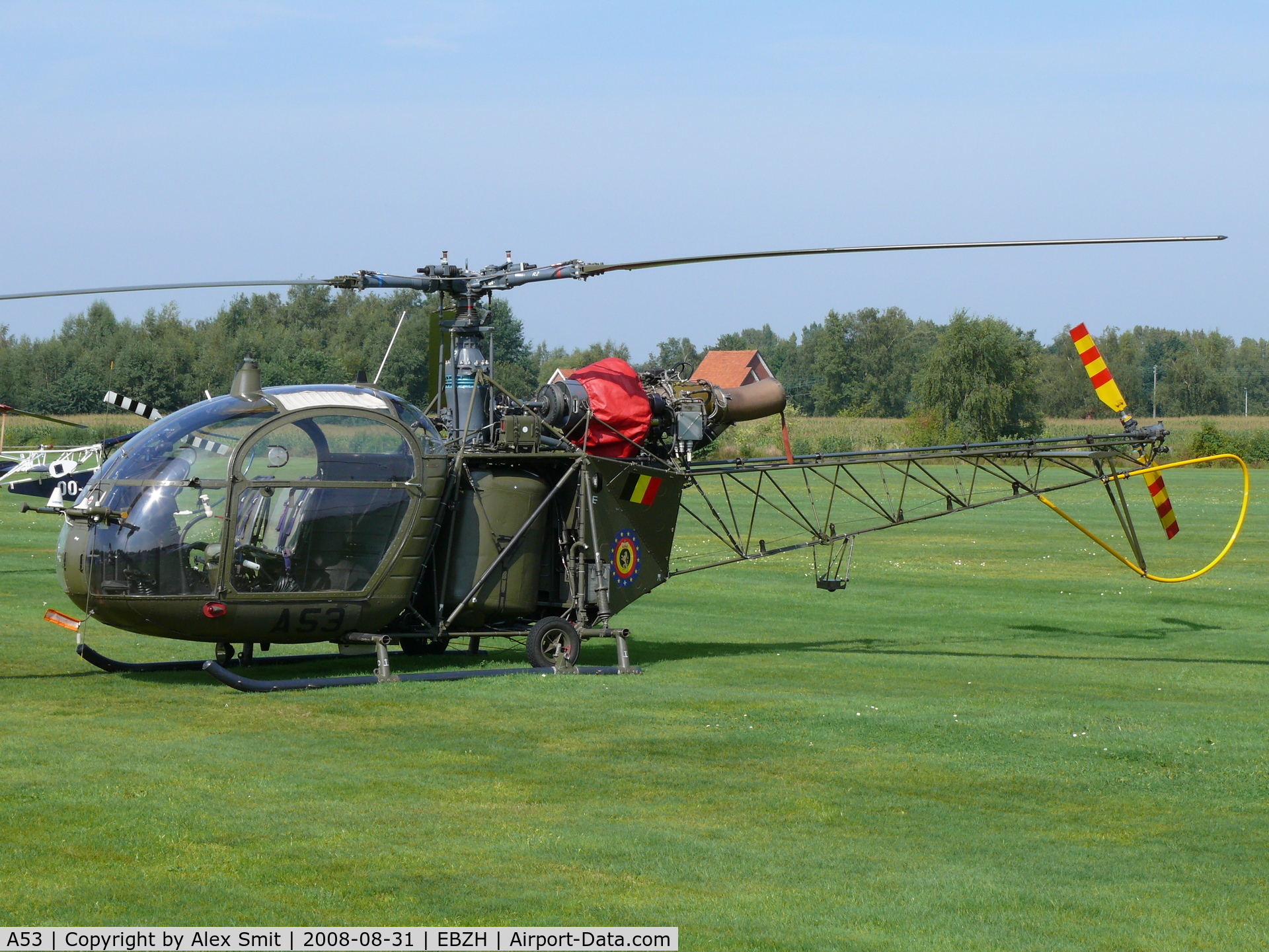 A53, Sud Aviation SA-318C Alouette II C/N 1995/622C-A72, Sud Aviation SA318C Alouette II A-53 Belgian Air Force