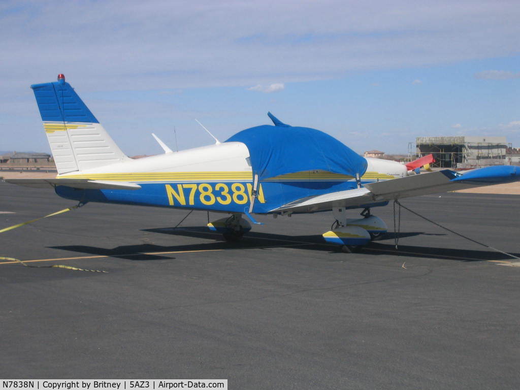 N7838N, 1969 Piper PA-28-180 C/N 28-5293, sitting for years at 5AZ3