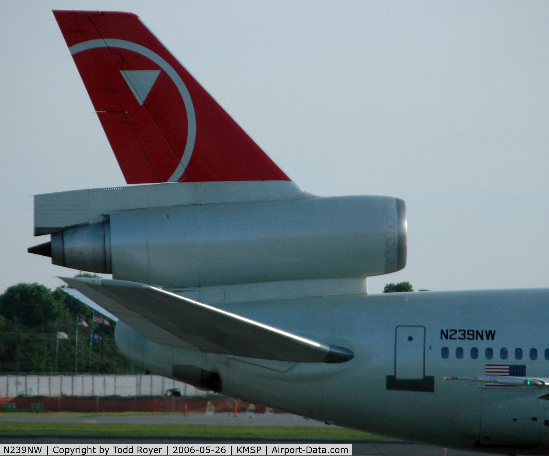 N239NW, 1987 McDonnell Douglas DC-10-30 C/N 48290, One of the last Northwest DC-10