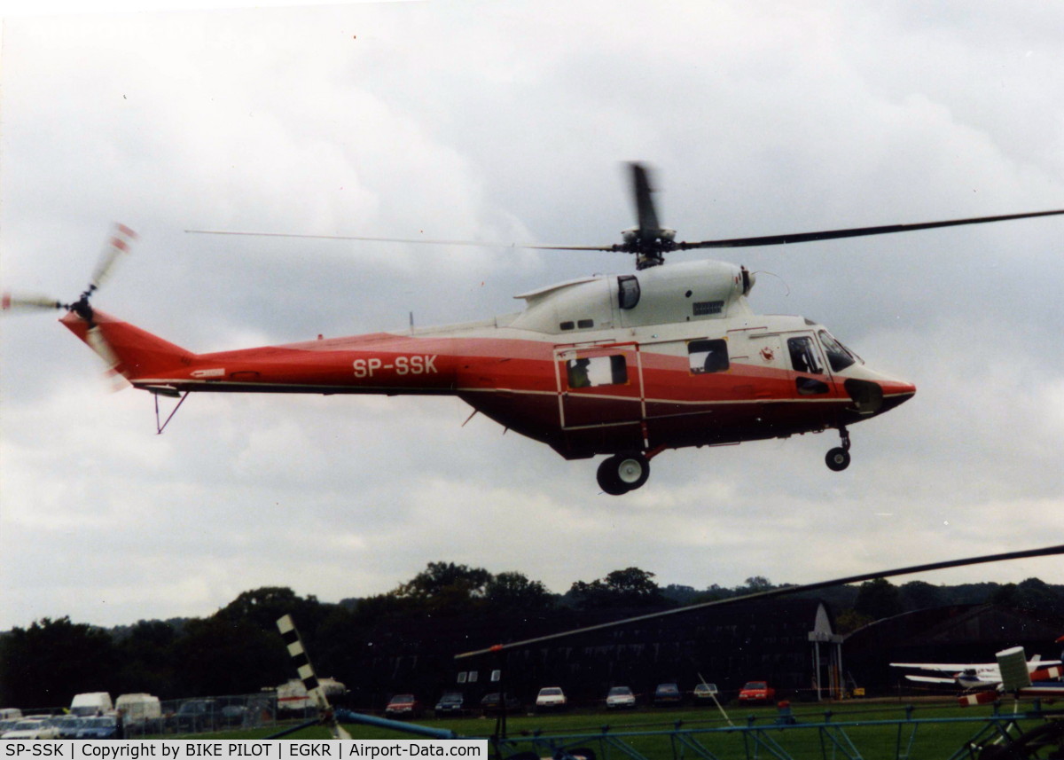 SP-SSK, PZL-Swidnik W-3A Sokol C/N 300420, DISPLAYING AT THE HELITECH SHOW AT REDHILL