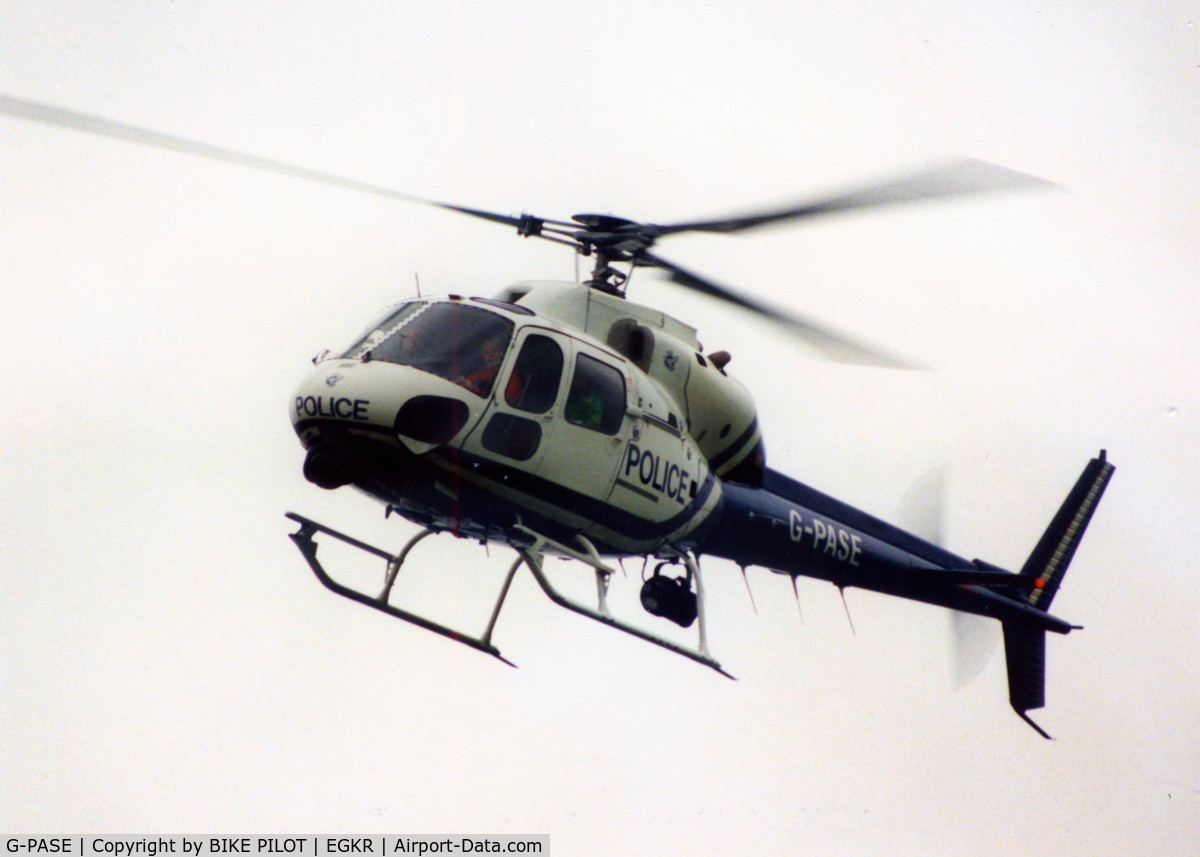 G-PASE, 1981 Aerospatiale AS-355F-1 Twin Squirrel C/N 5042, DISPLAYING AT THE HELITECH SHOW AT REDHILL