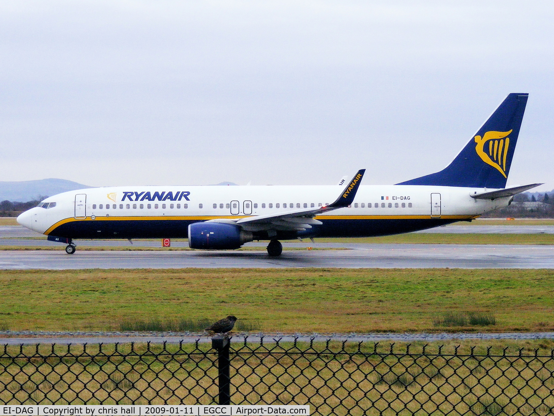 EI-DAG, 2002 Boeing 737-8AS C/N 29940, Ryanair
