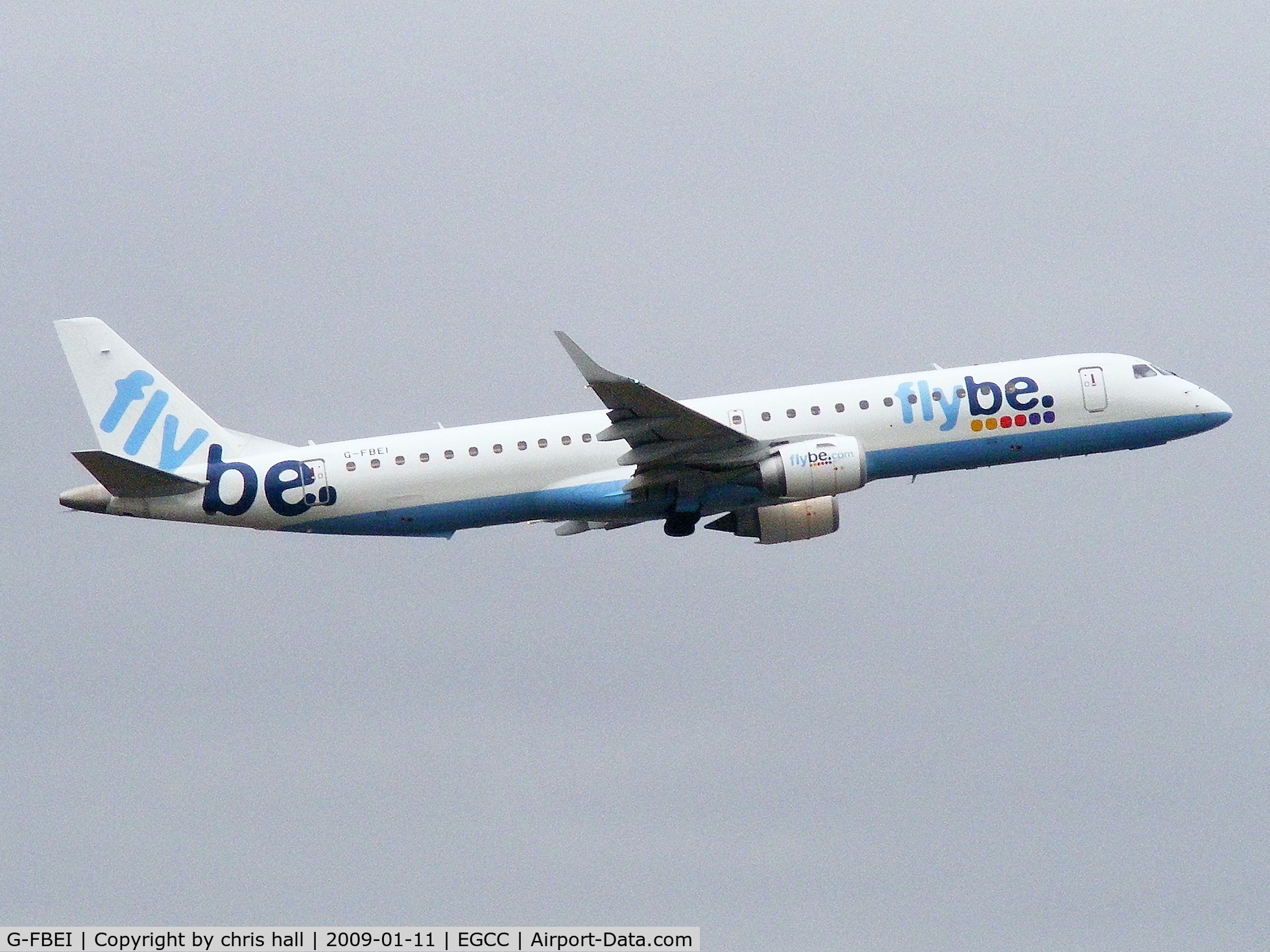 G-FBEI, 2007 Embraer 195LR (ERJ-190-200LR) C/N 19000143, Flybe
