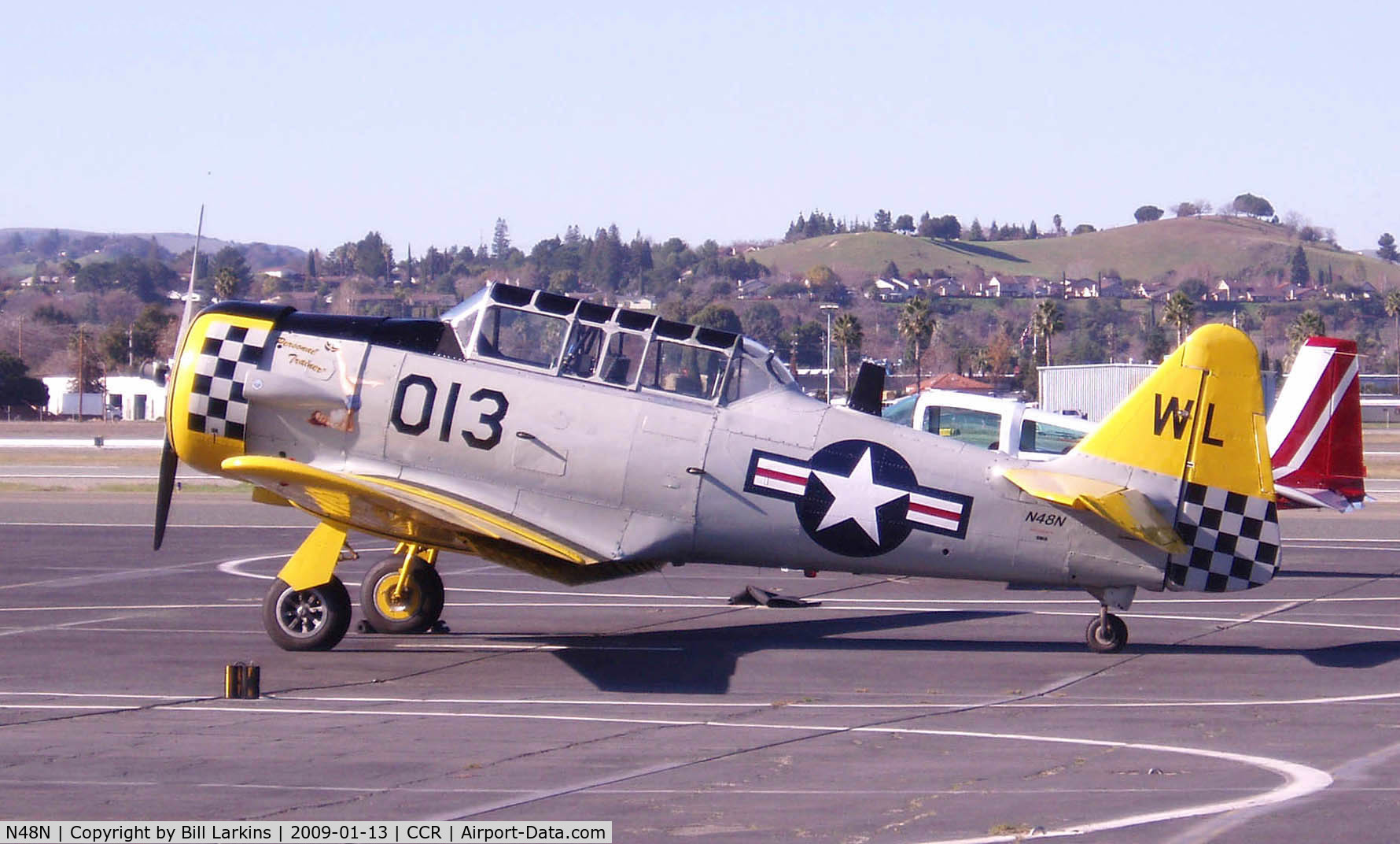 N48N, 1942 North American T-6G (AT-6B) Texan C/N 84-7699, Visitor from Nevada