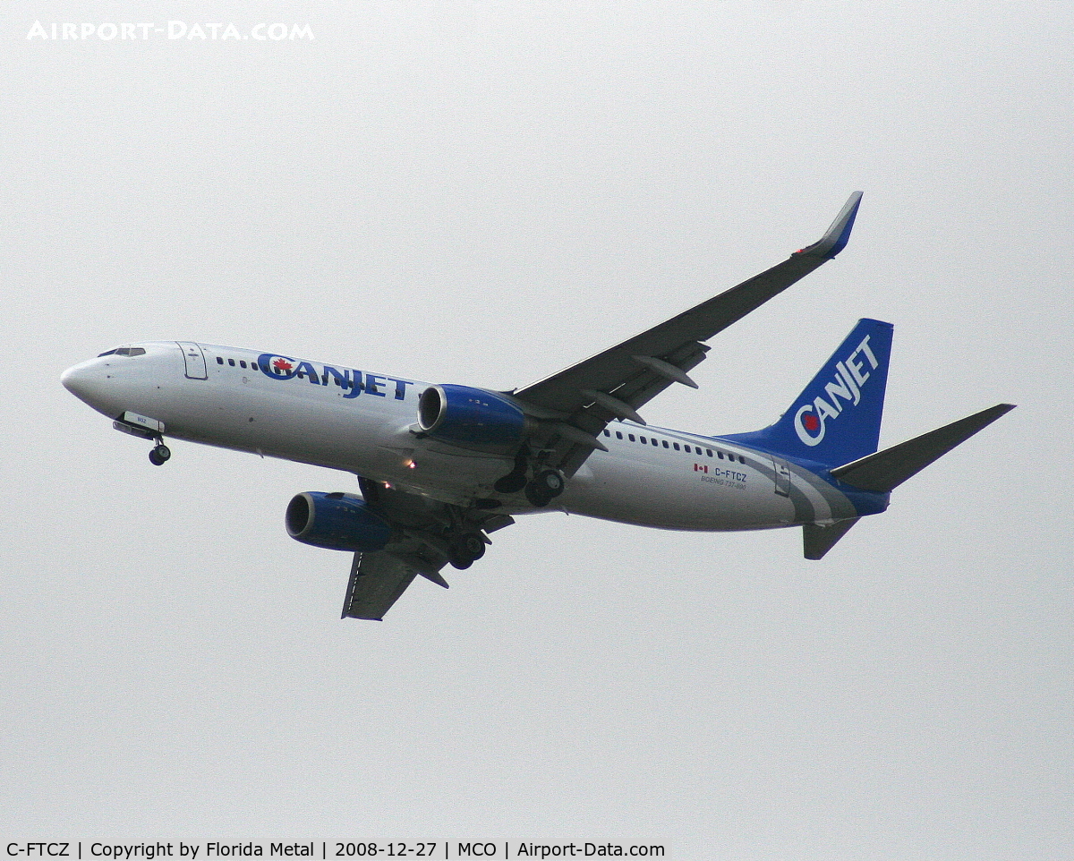 C-FTCZ, 2000 Boeing 737-8AS C/N 29923, Canjet 737-800