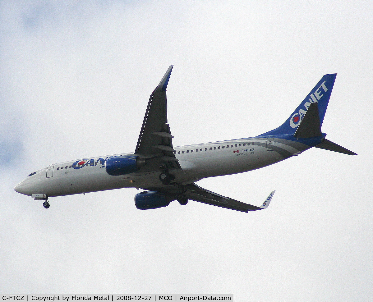 C-FTCZ, 2000 Boeing 737-8AS C/N 29923, Canjet 737-800