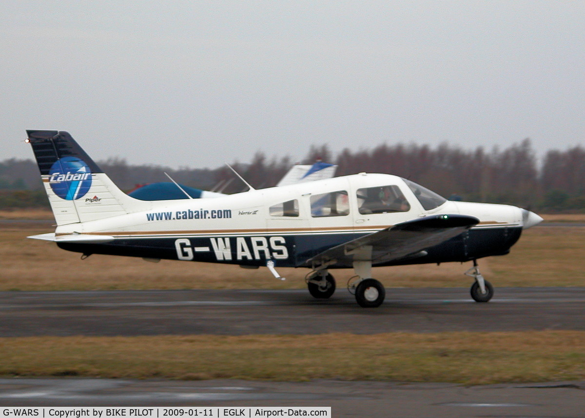 G-WARS, 1997 Piper PA-28-161 Cherokee Warrior III C/N 2842022, TAXING IN AFTER A TRAINING FLIGHT