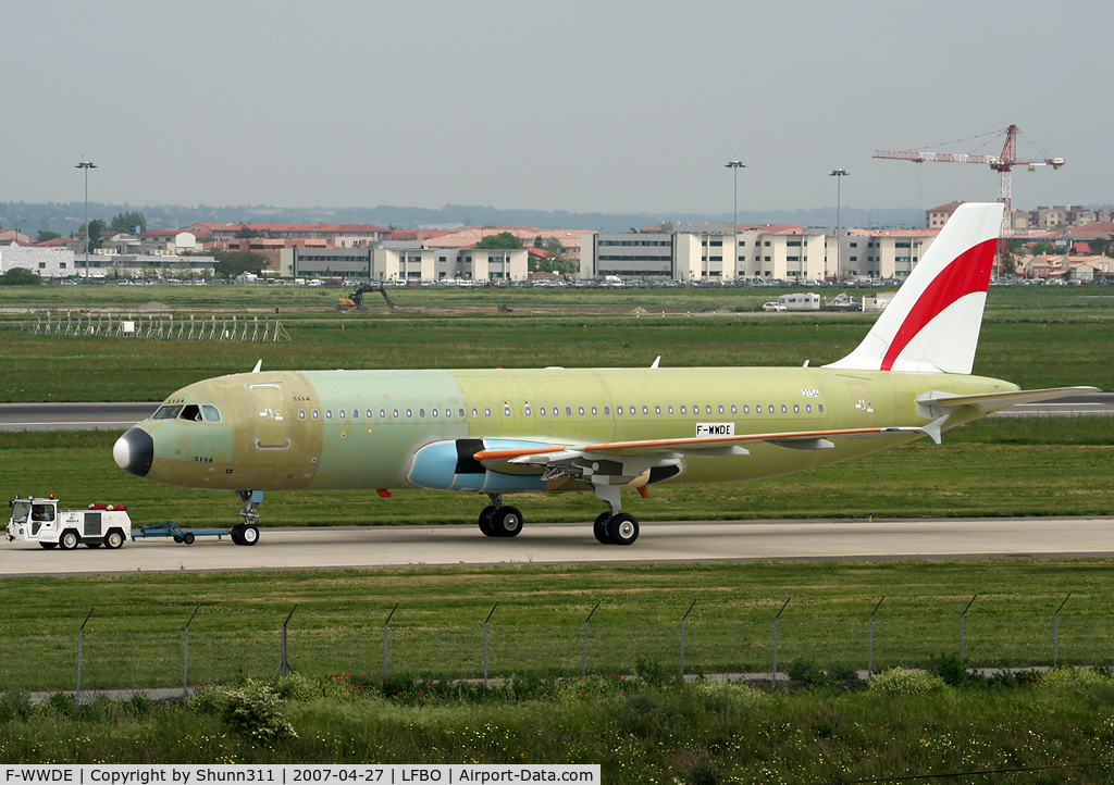 F-WWDE, 2007 Airbus A320-216 C/N 3154, C/n 3154 - For AirAsia