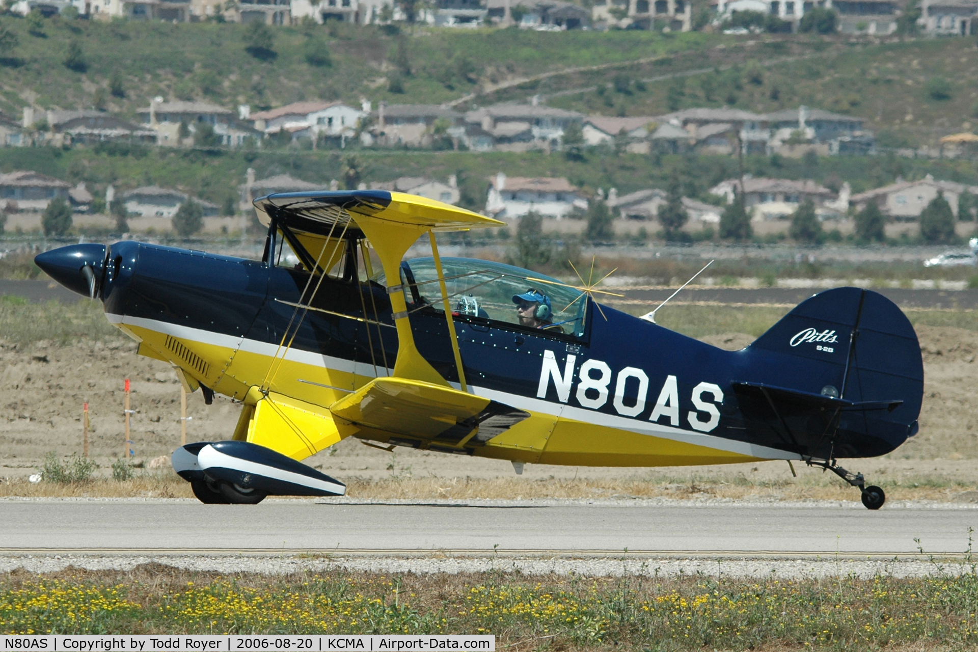 N80AS, 1992 Pitts S-2B Special C/N 5244, Camarillo Airshow 2006